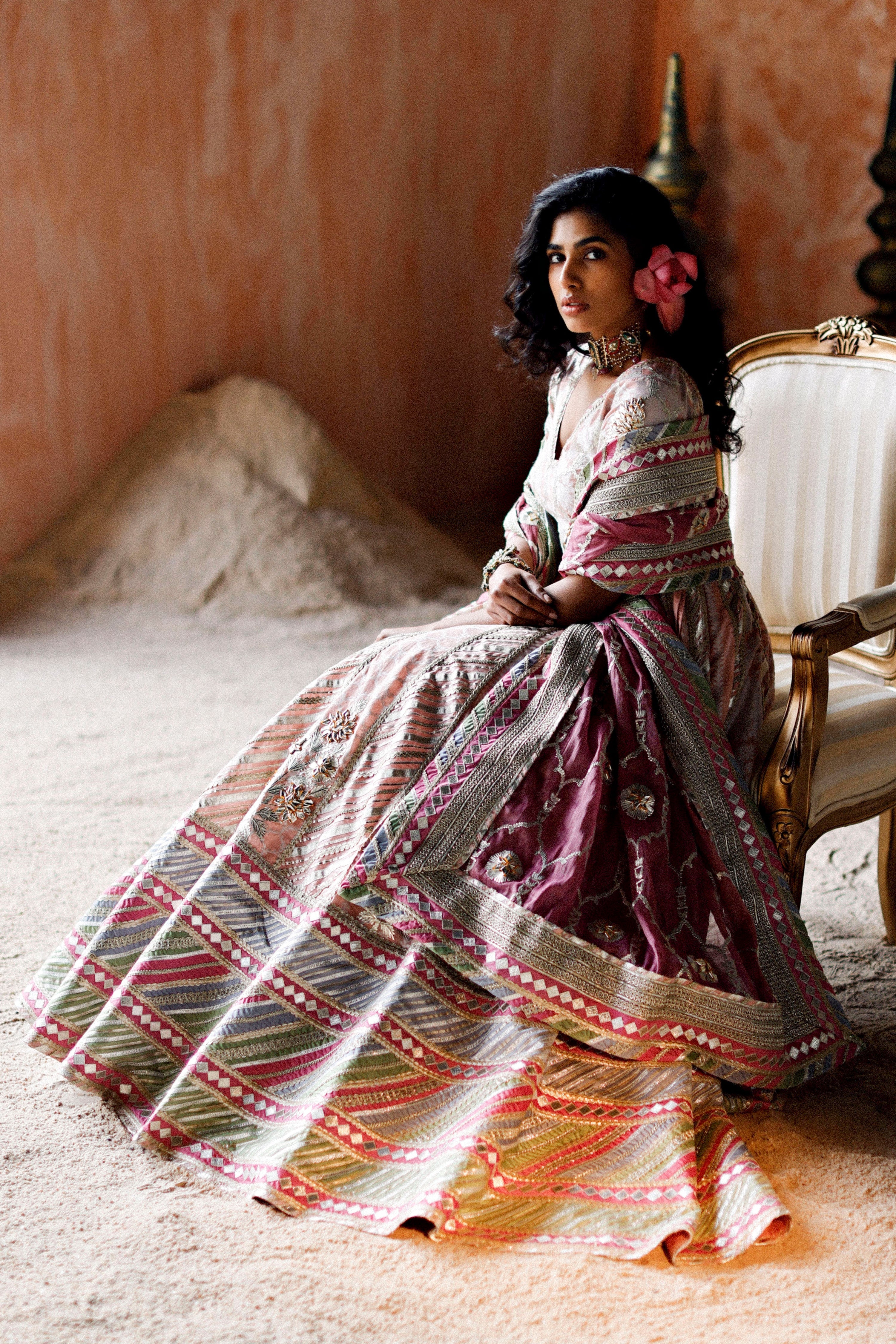 Leheriya Gota Lehenga