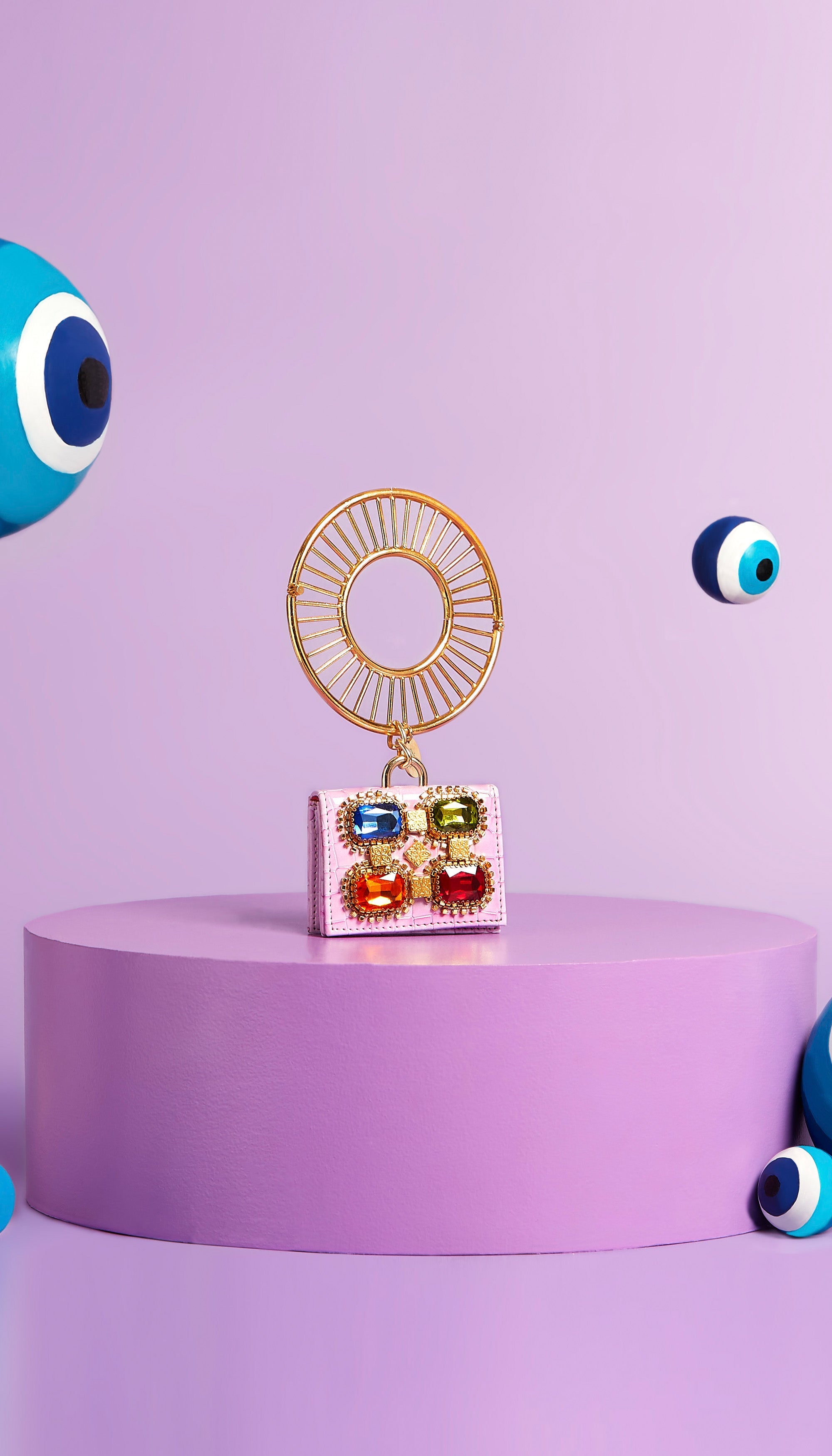 Armadillo : Frosted Lavender Bangle Bag