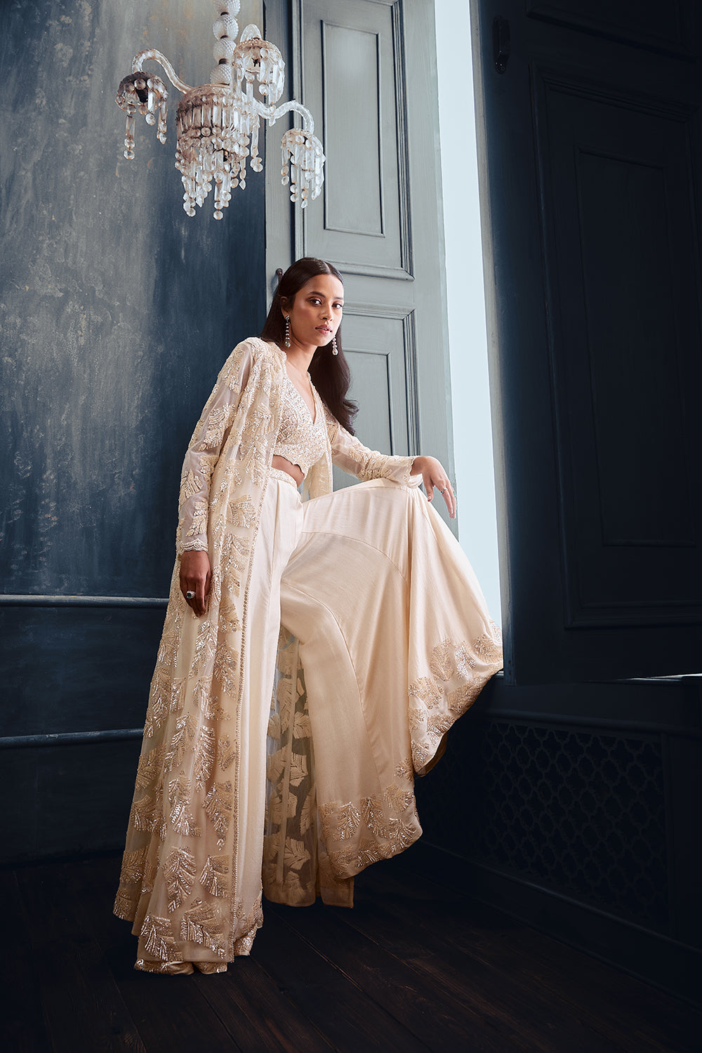 Ivory Jacket Set
