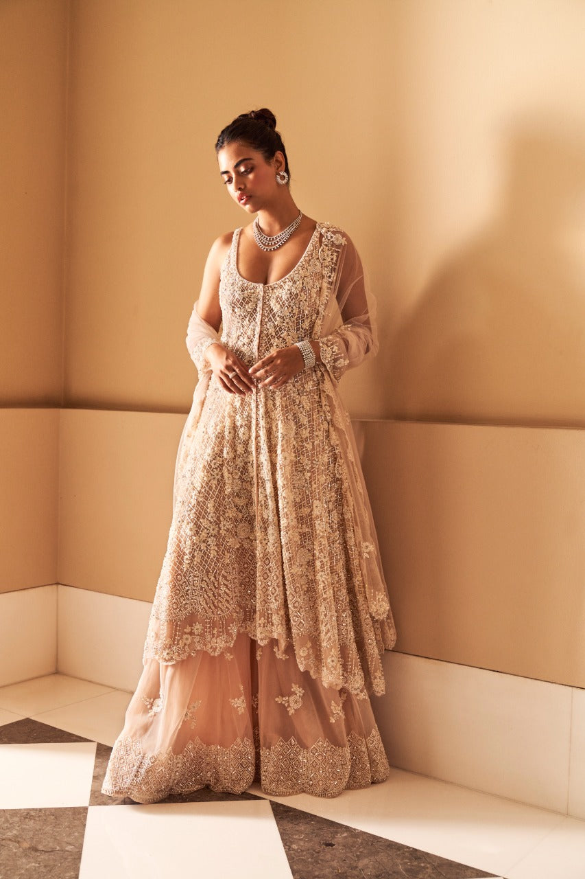 Pearl Sharara Set