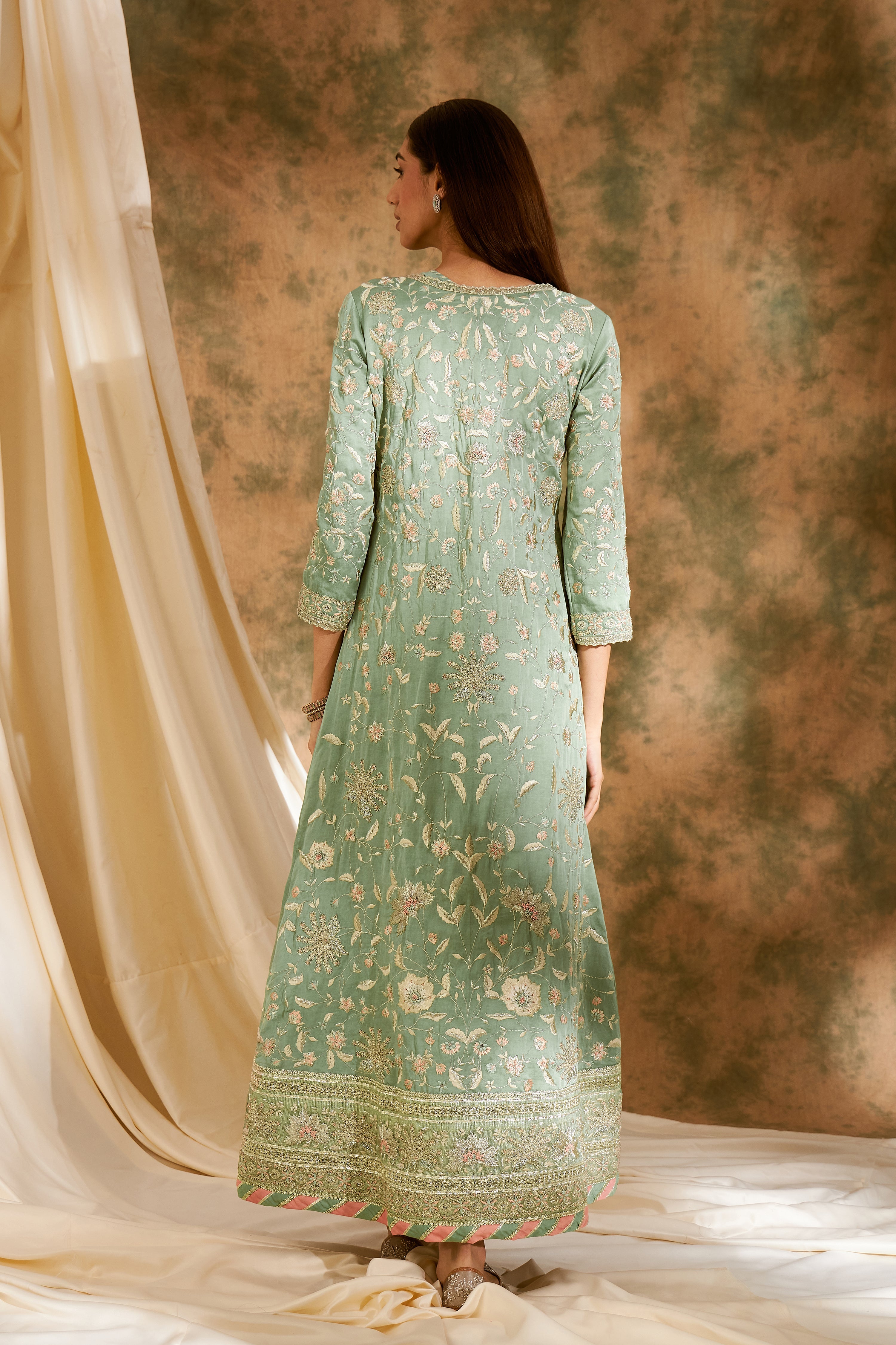 Metallic Mirai Closed Jacket With Slip