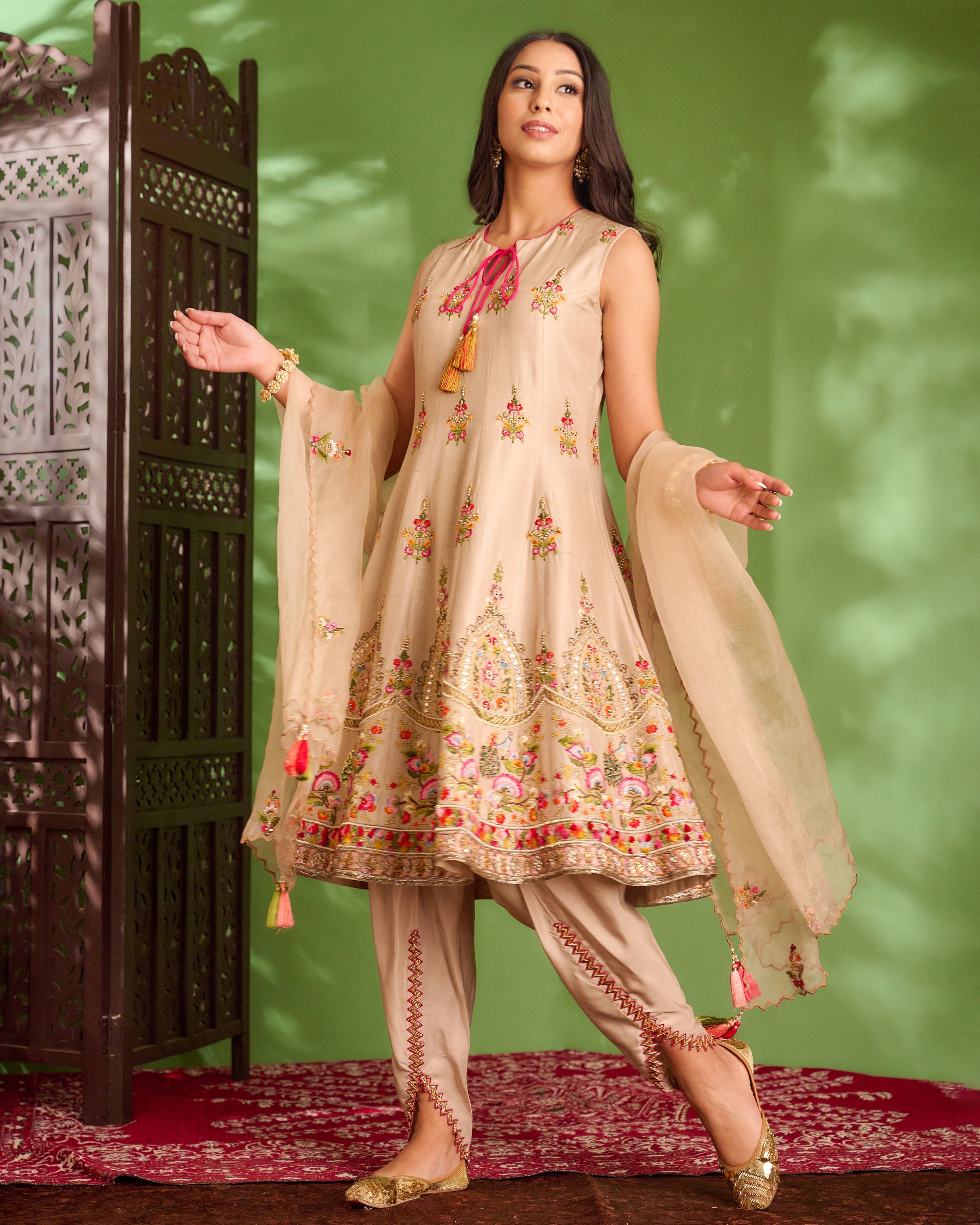 Off White Kurta Set