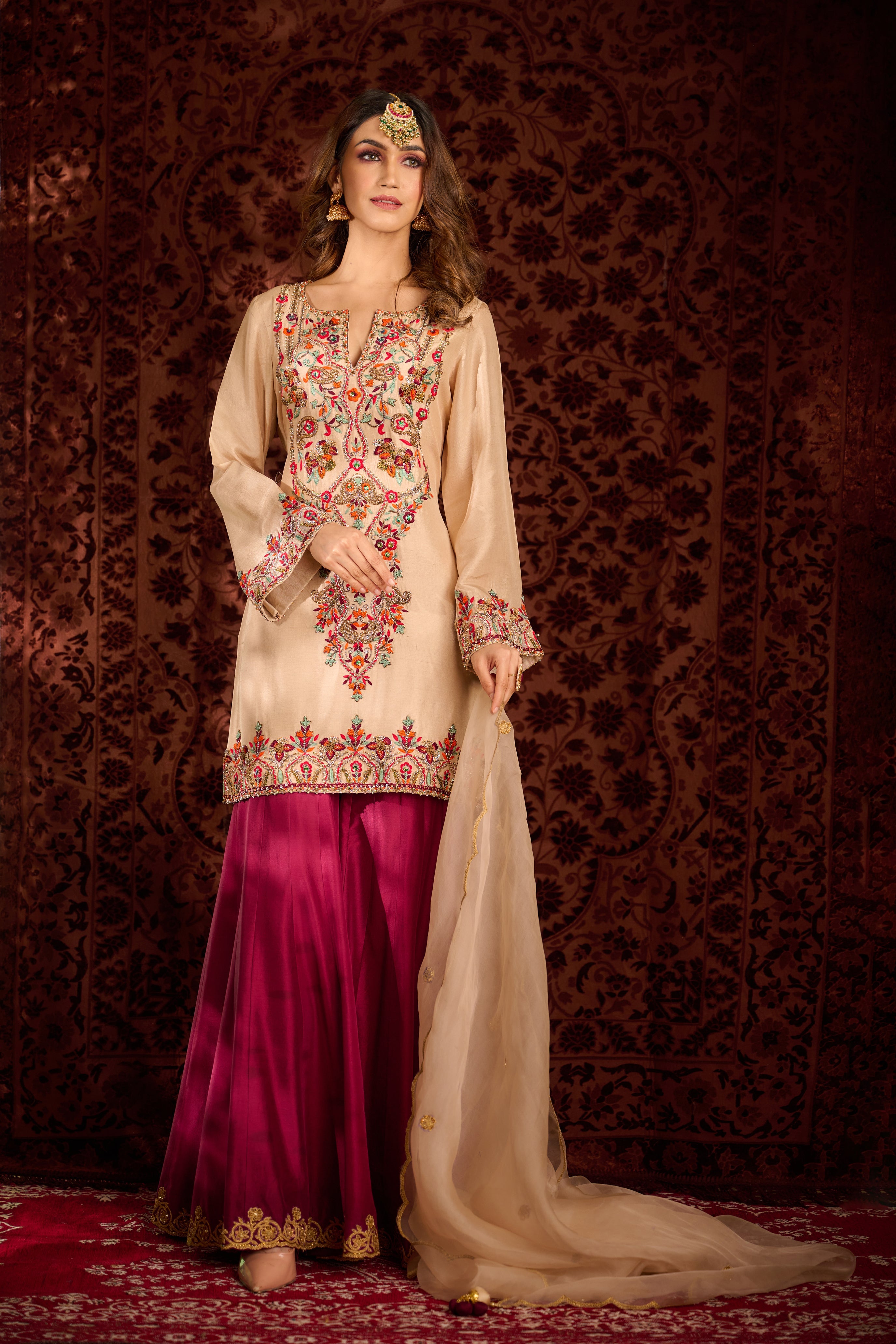 Off White Kurta Set