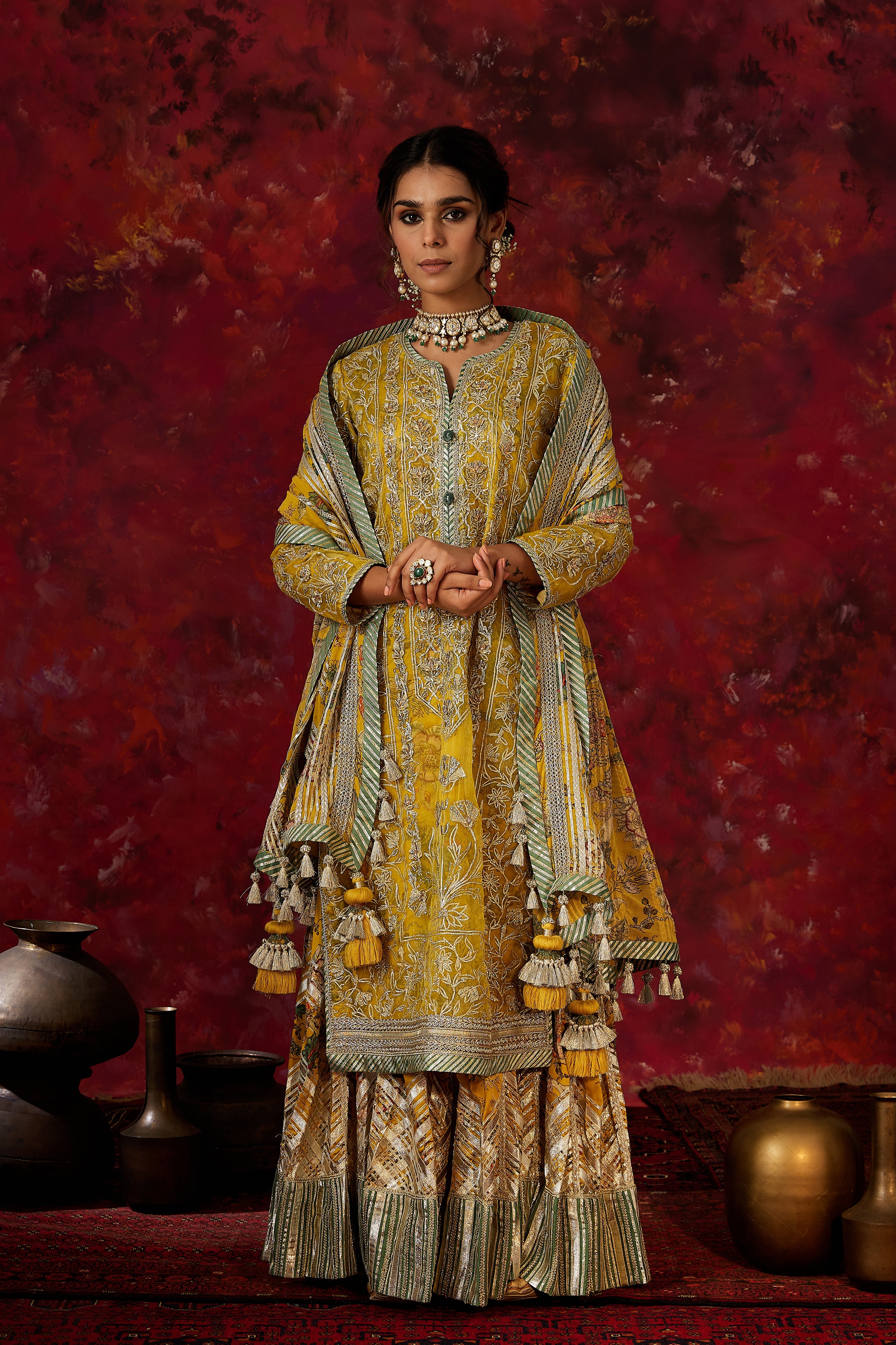 Noor Long Kurta & Sharara
