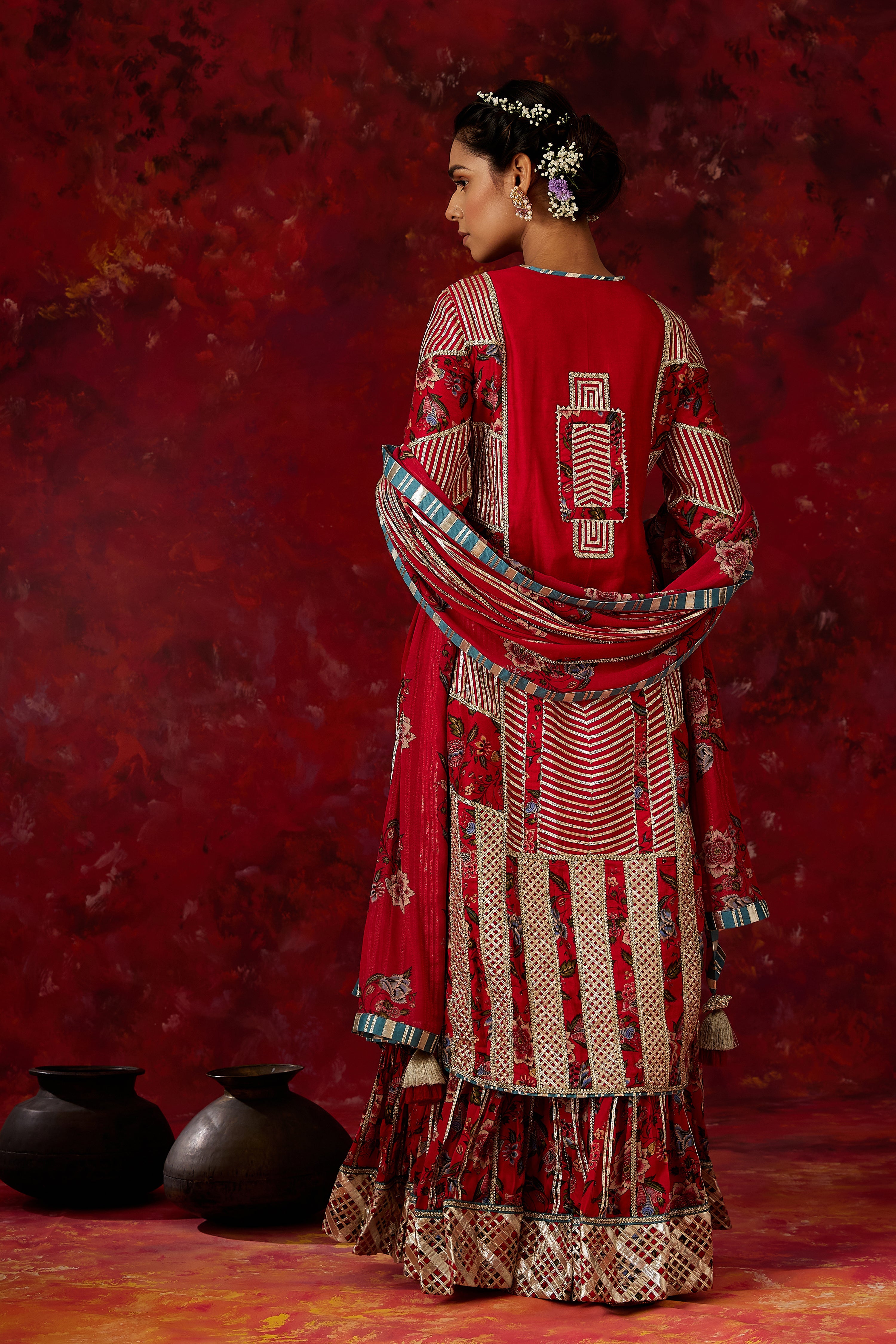 Aamna Long Kurta & Sharara