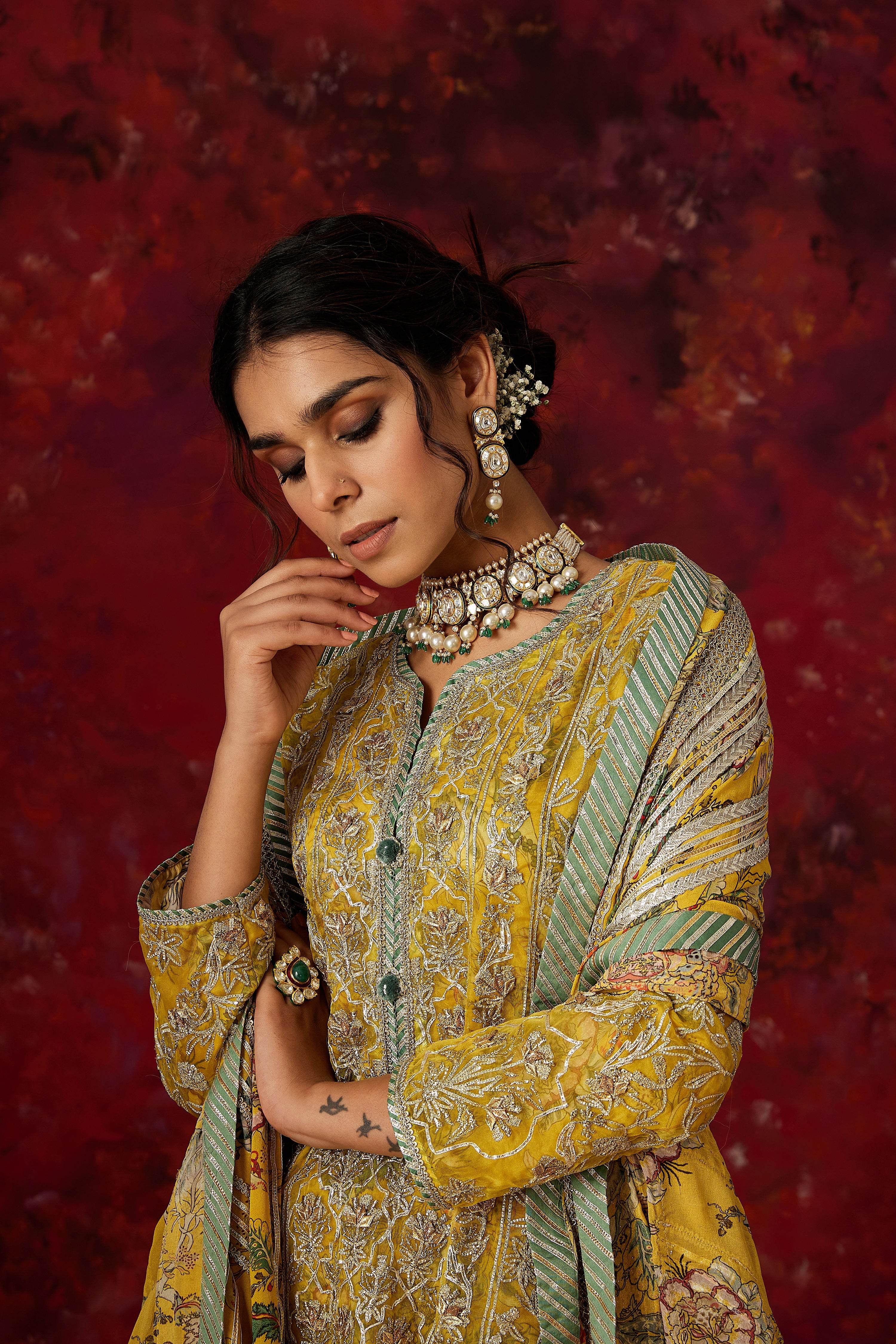 Noor Long Kurta & Sharara
