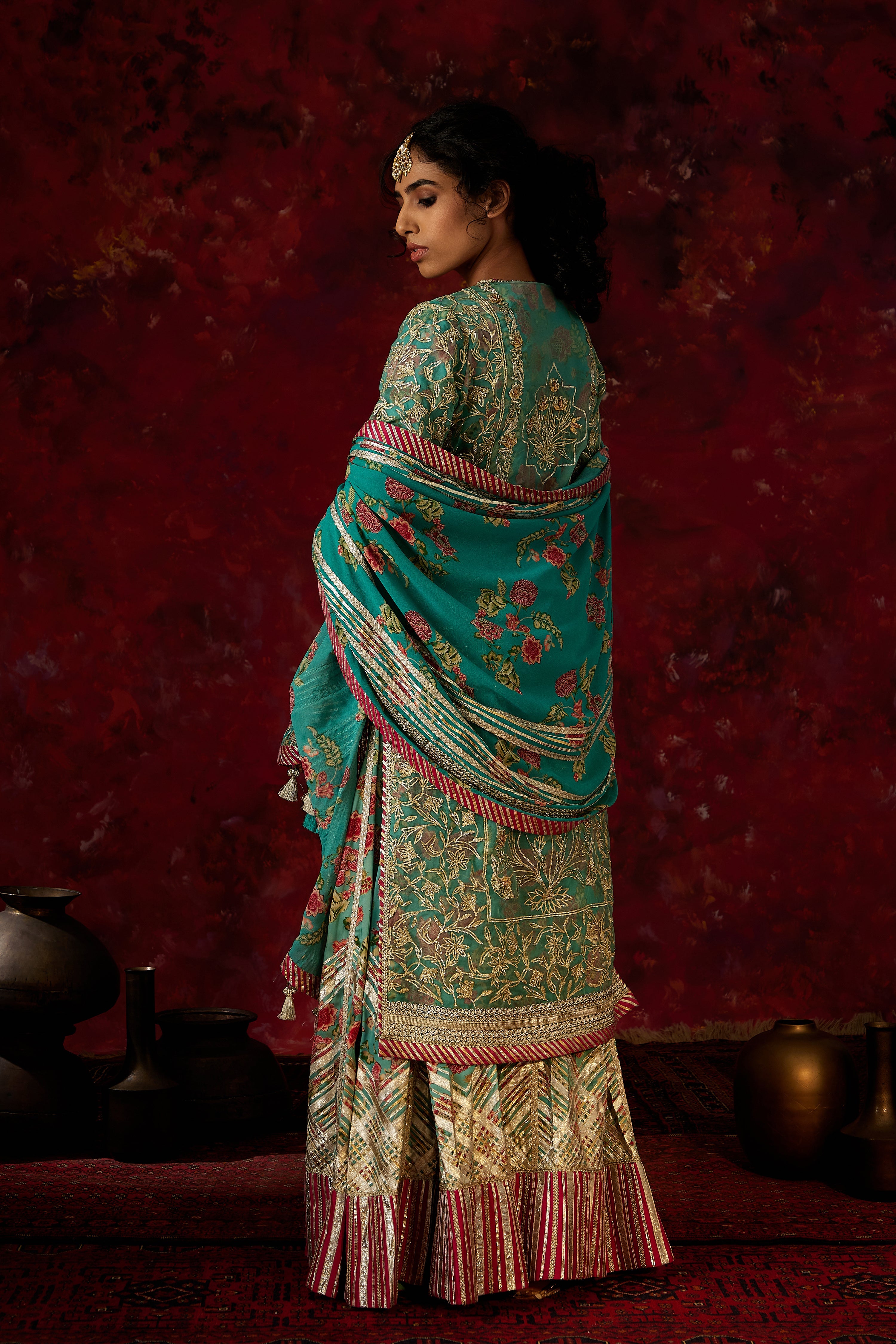 Noor Long Kurta & Sharara