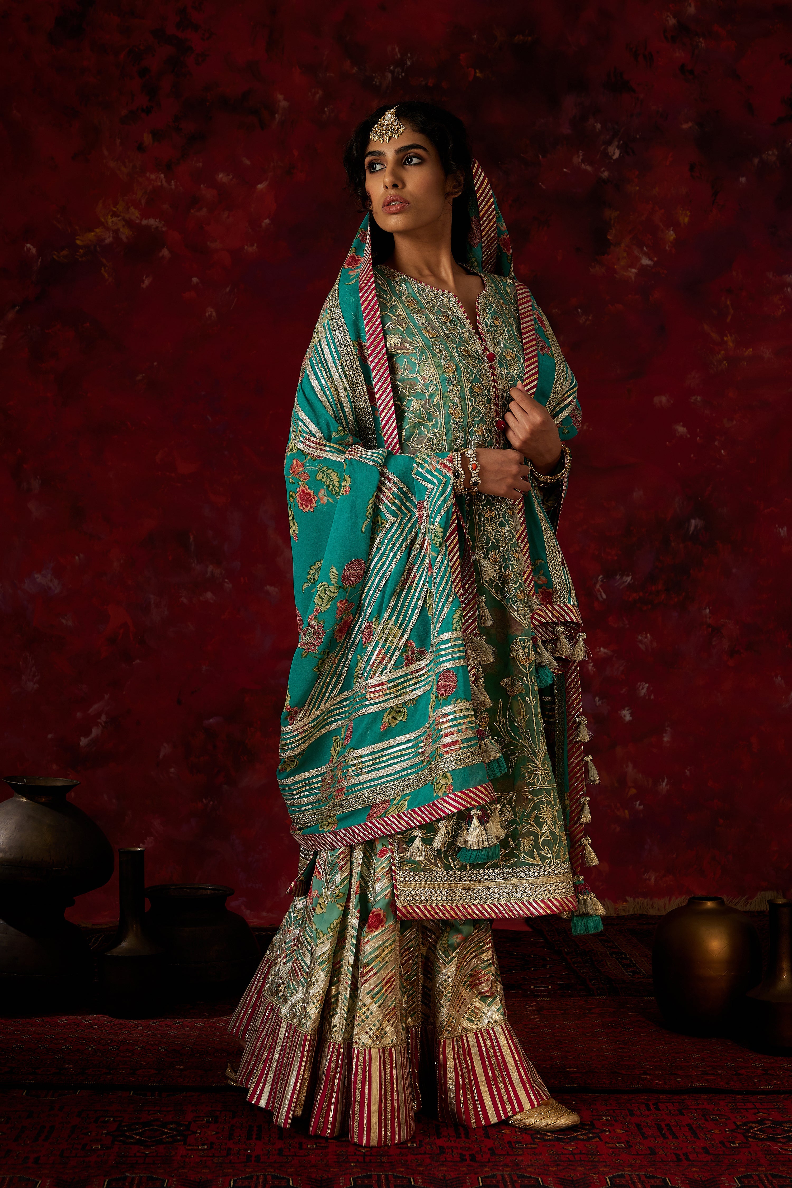 Noor Long Kurta & Sharara