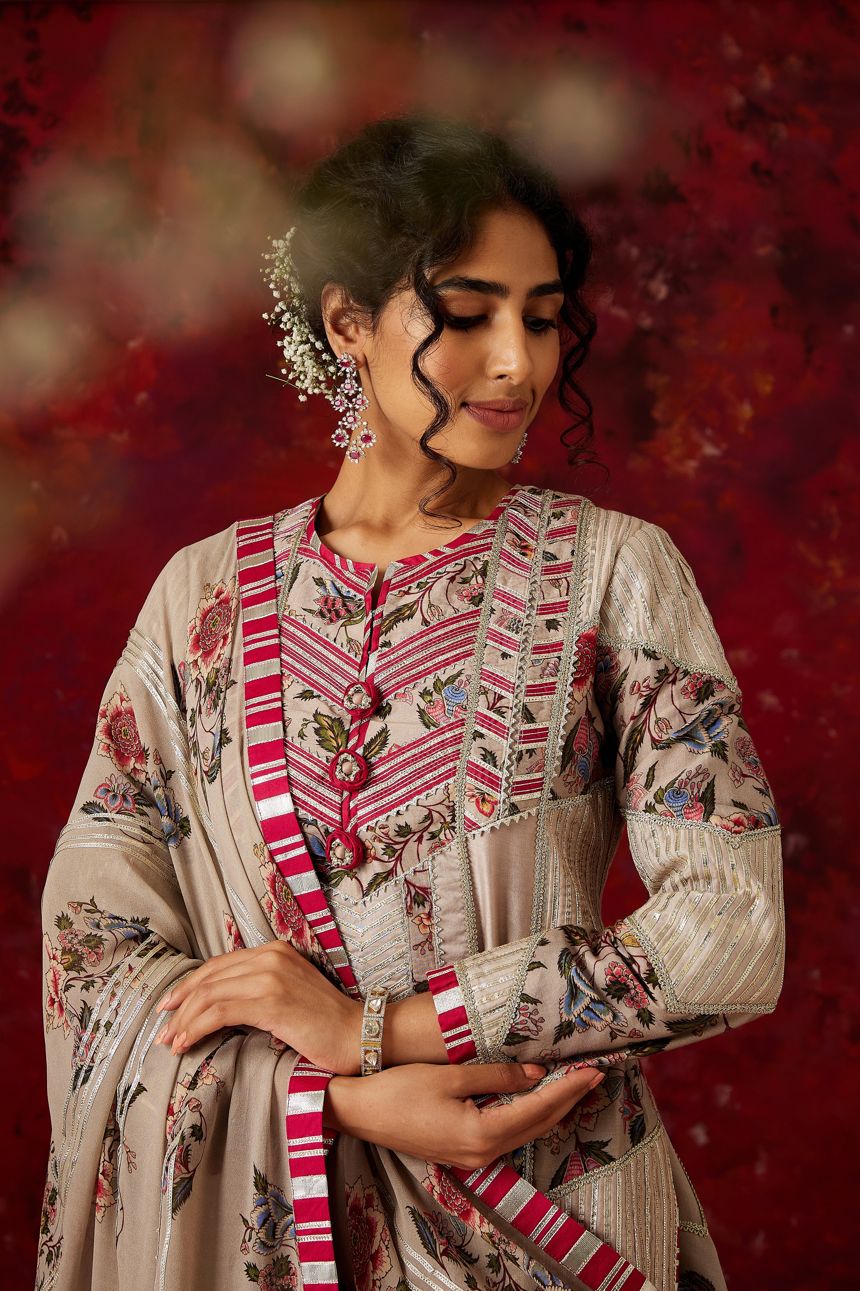 Aamna Long Kurta & Sharara