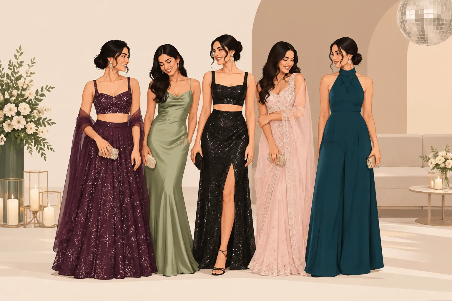 Outfits for Wedding After Party That Shine