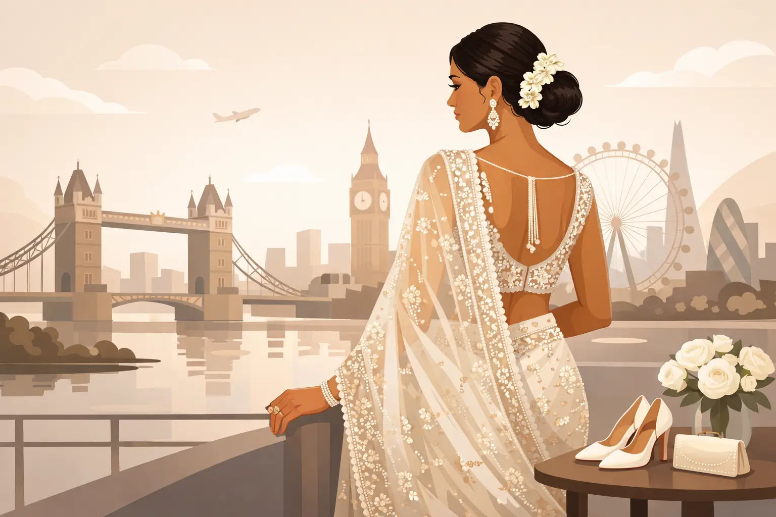 Bridal Saree London Style for Modern Brides