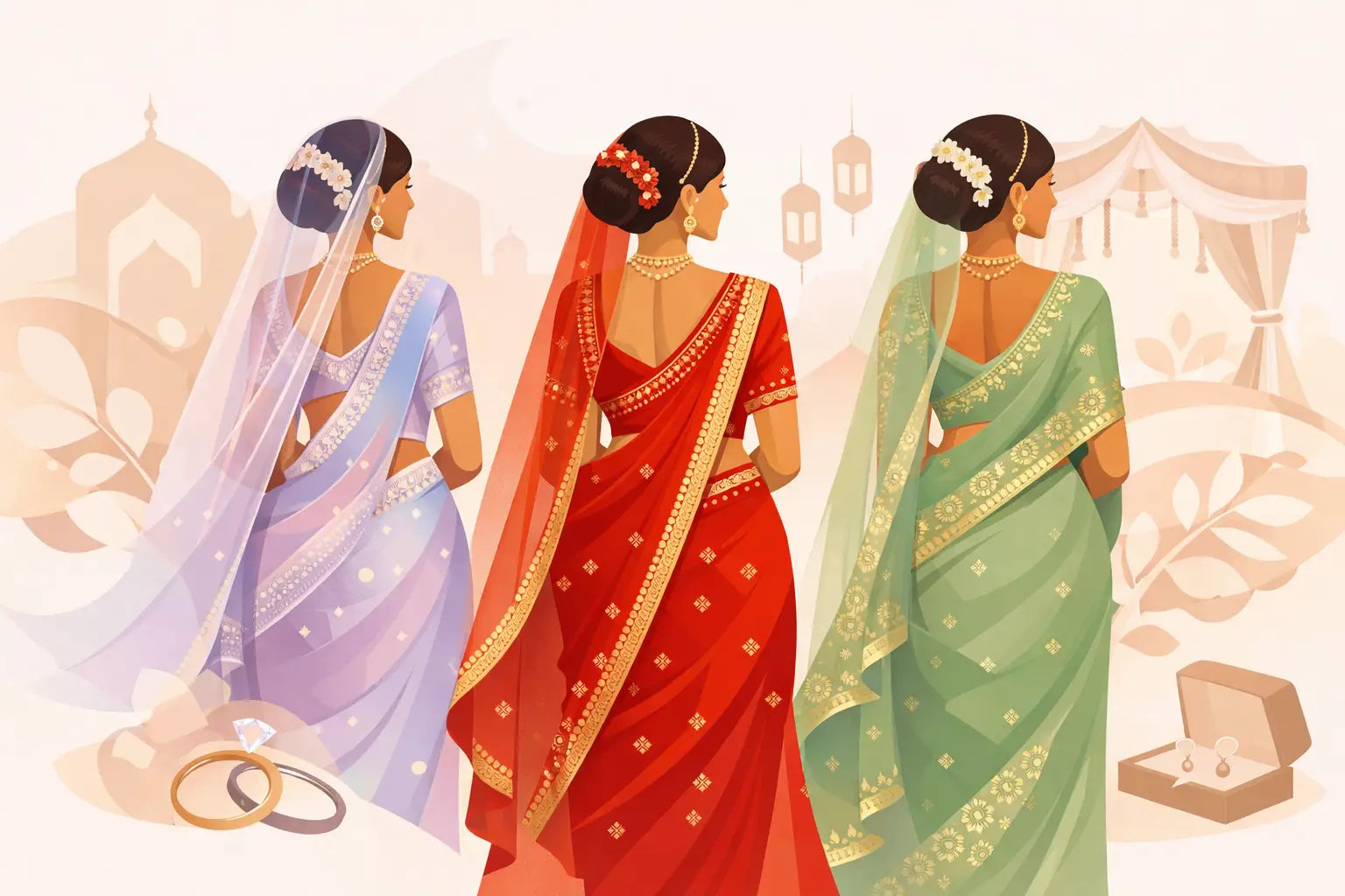 Wedding Saree Colour Trends for 2026 Brides