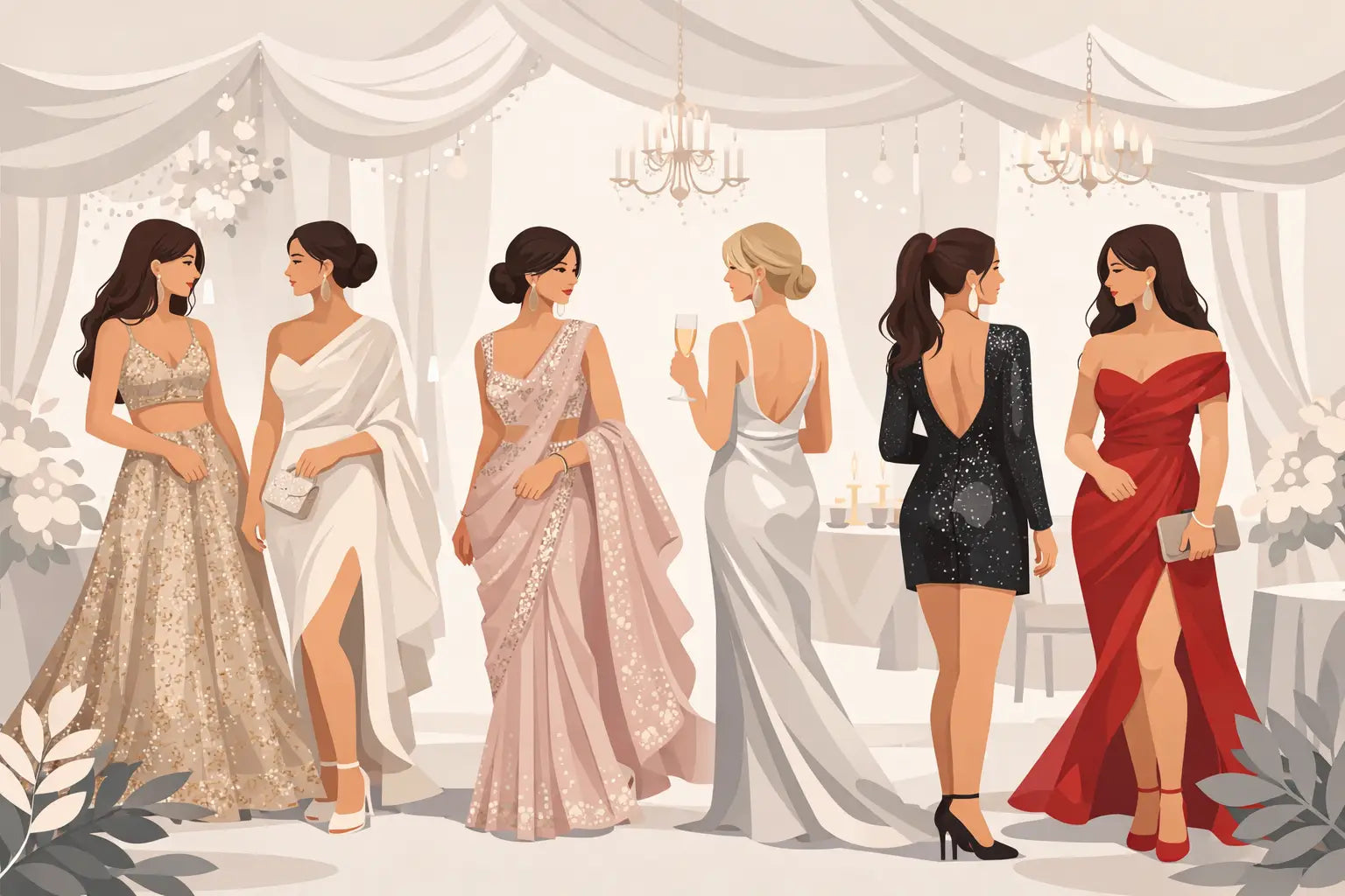 12 Real Wedding Reception Outfit Ideas to Wear
