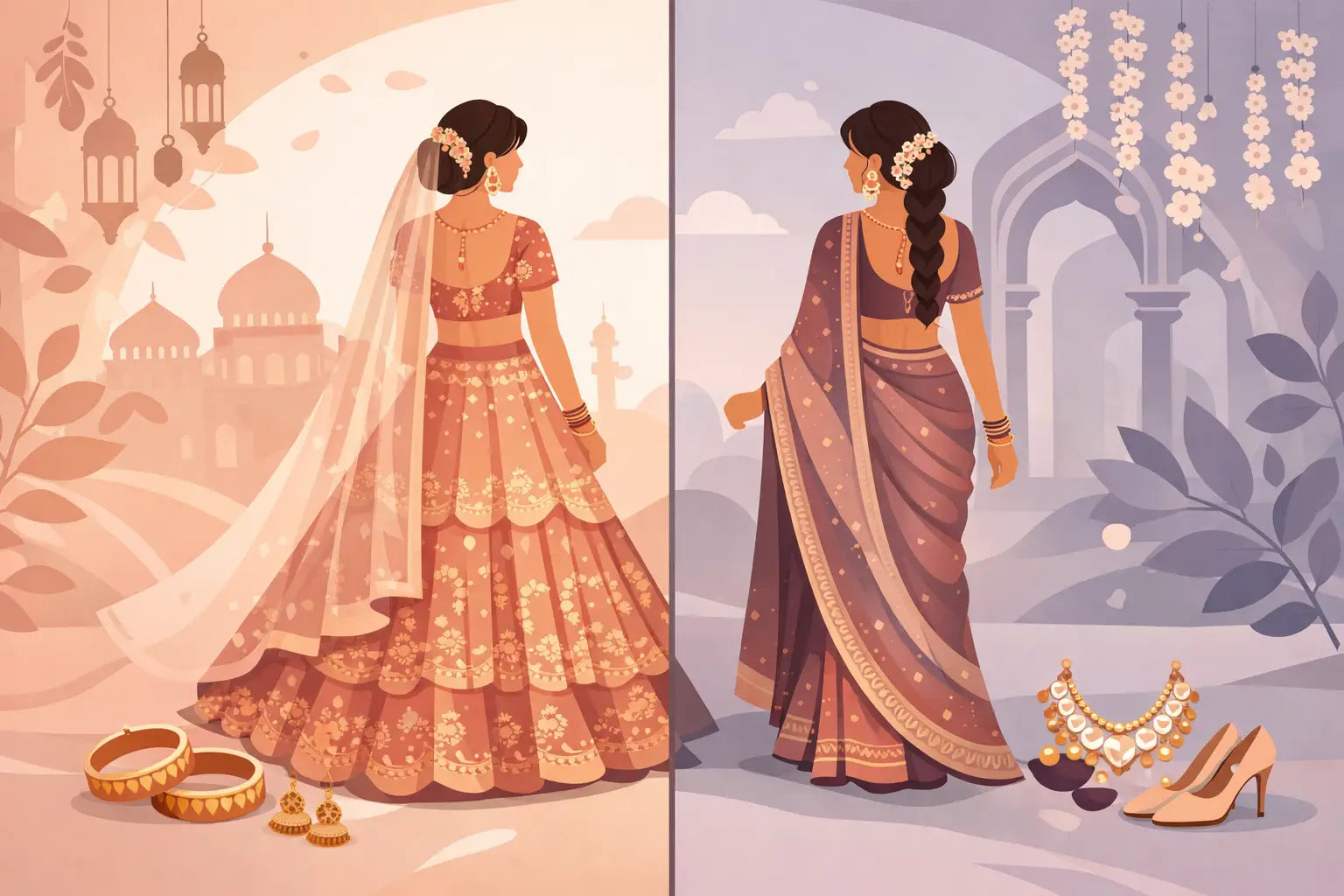 Lehenga or Saree Wedding: What Suits You?