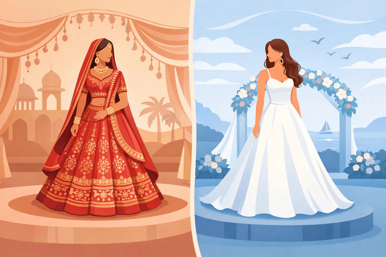Lehenga Versus Gown Wedding: Which Is Right?