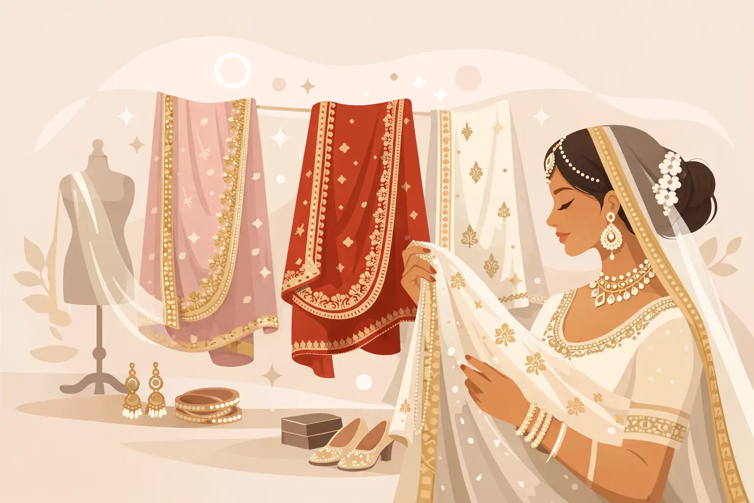 How to Choose a Bridal Dupatta for Your Wedding