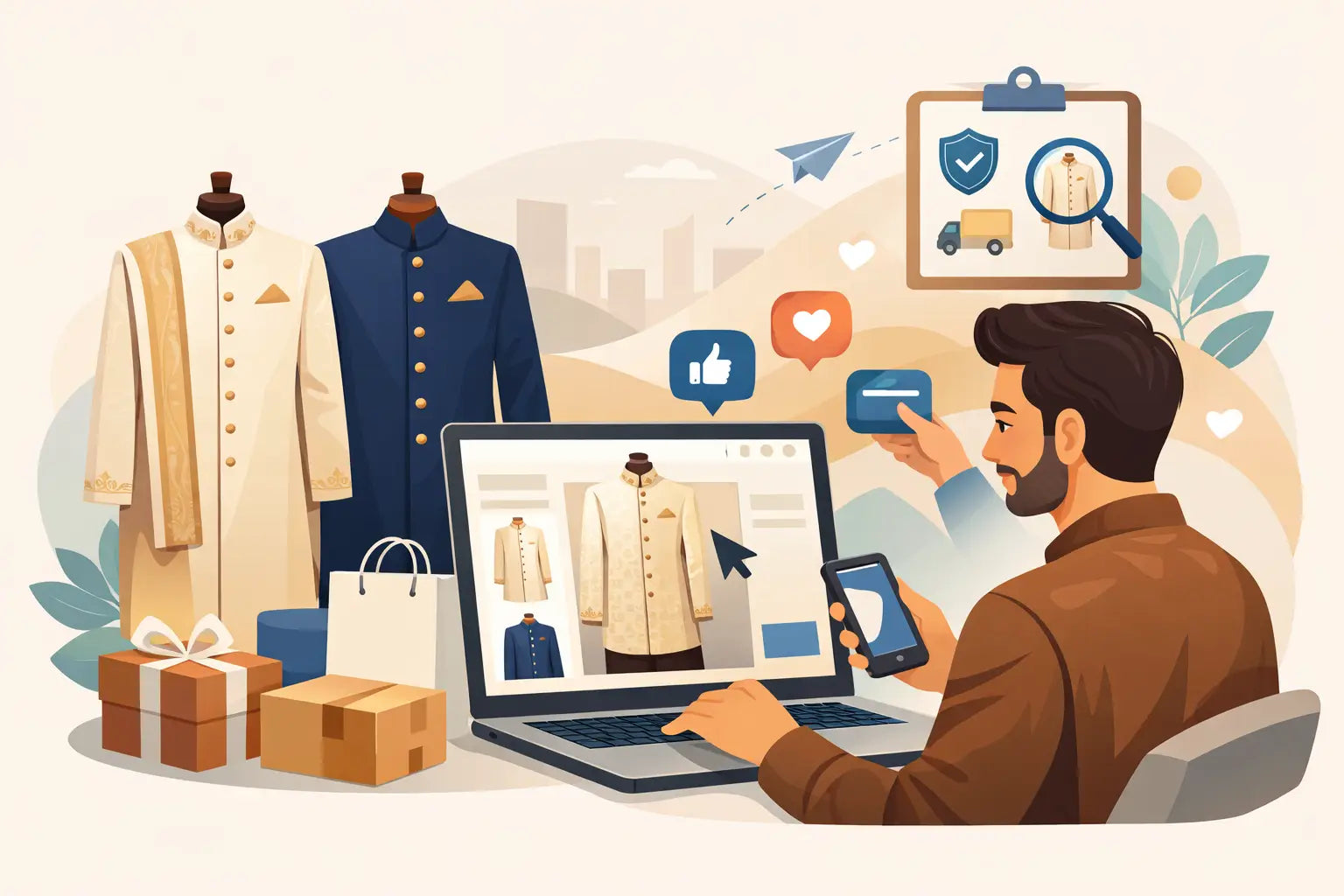 How to Buy Sherwani Online With Confidence