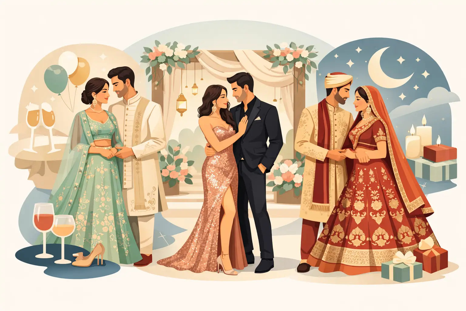 Best Pre Wedding Partywear for Every Celebration