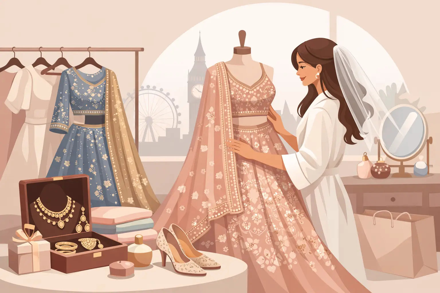 Trousseau Shopping for a Modern UK Bride