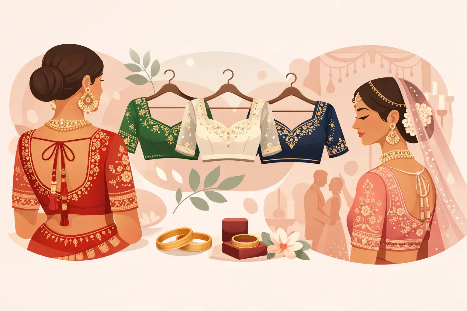 Bridal Blouse Styles for Every Wedding Moment