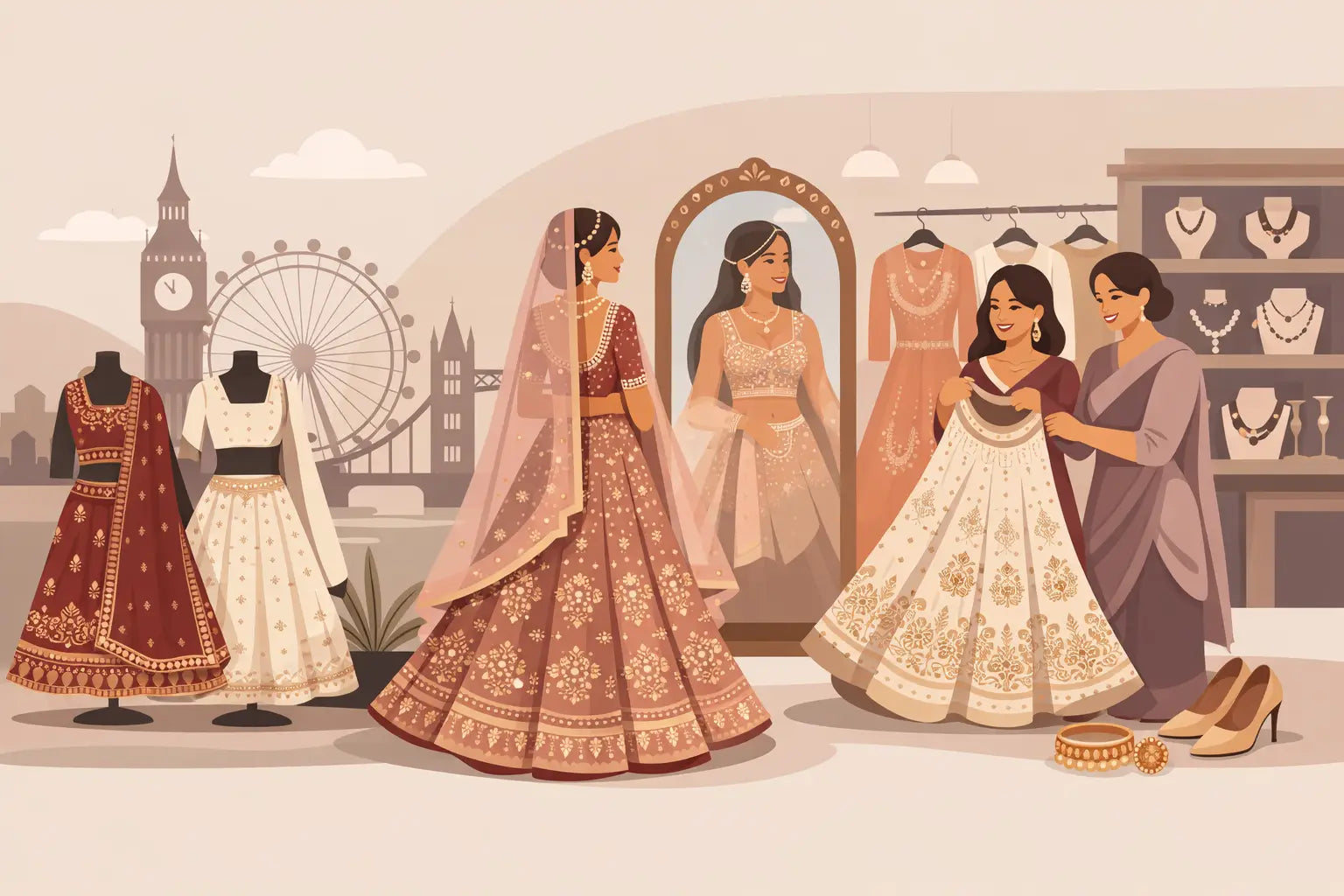 Best Bridal Boutiques London for South Asian Style