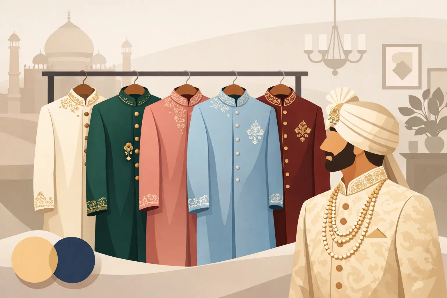 10 Best Sherwani Colours for Grooms