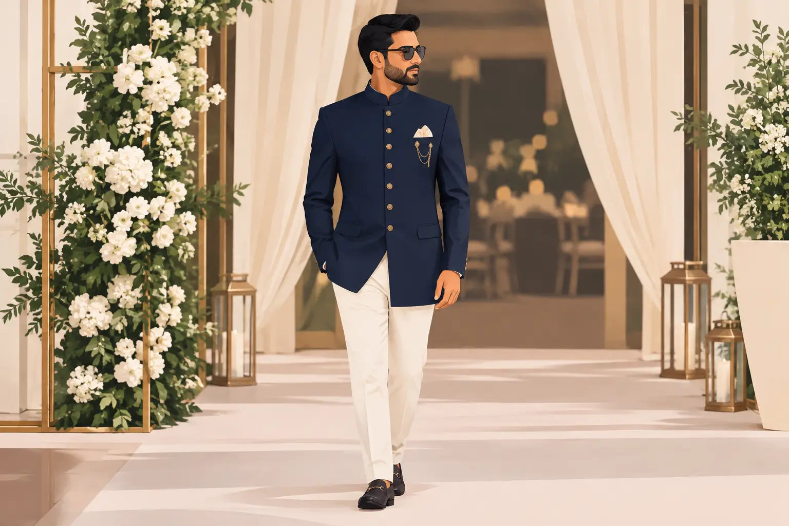 Groom Reception Styling for a Standout Entrance
