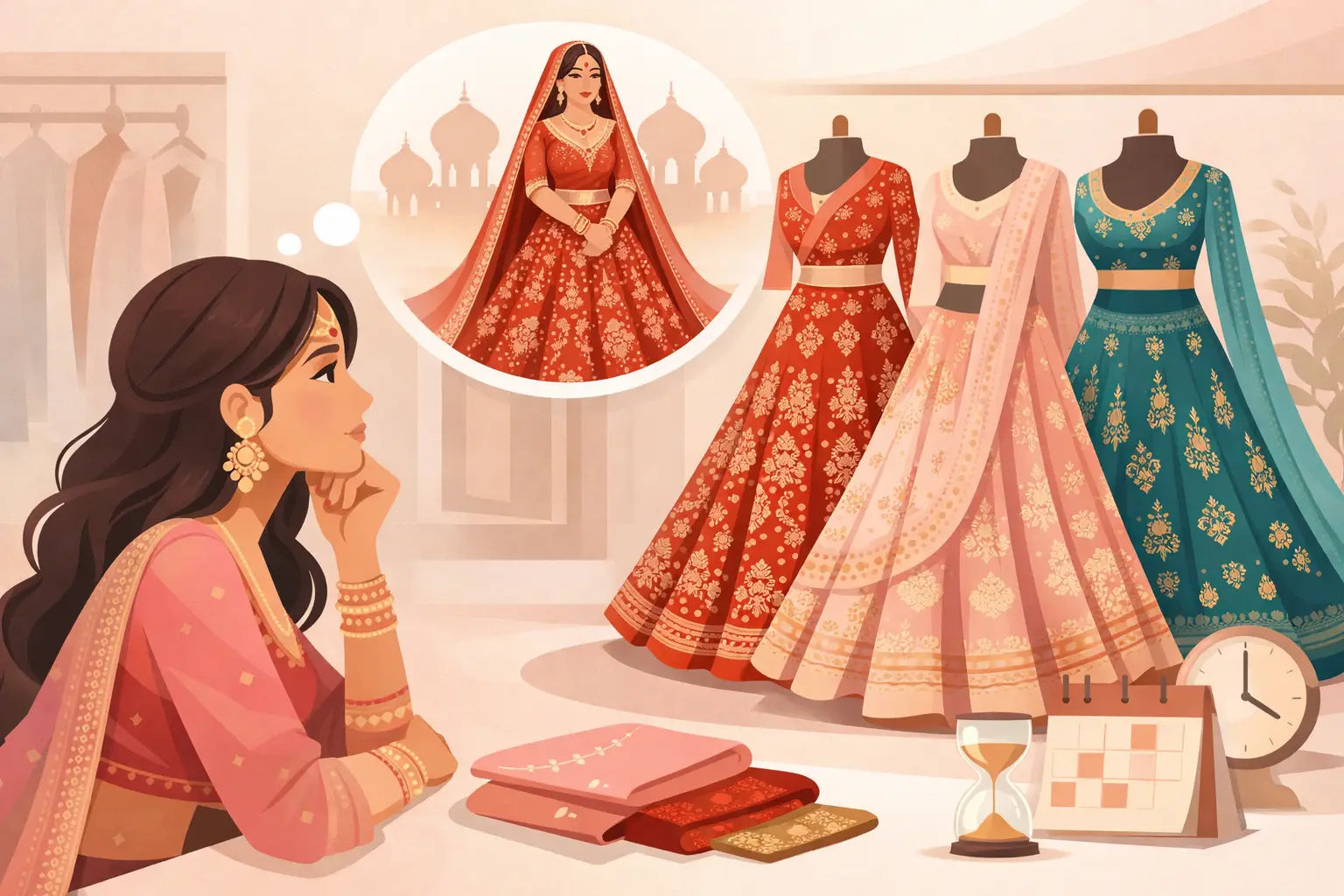 When Should Brides Order Lehenga for Their Wedding?