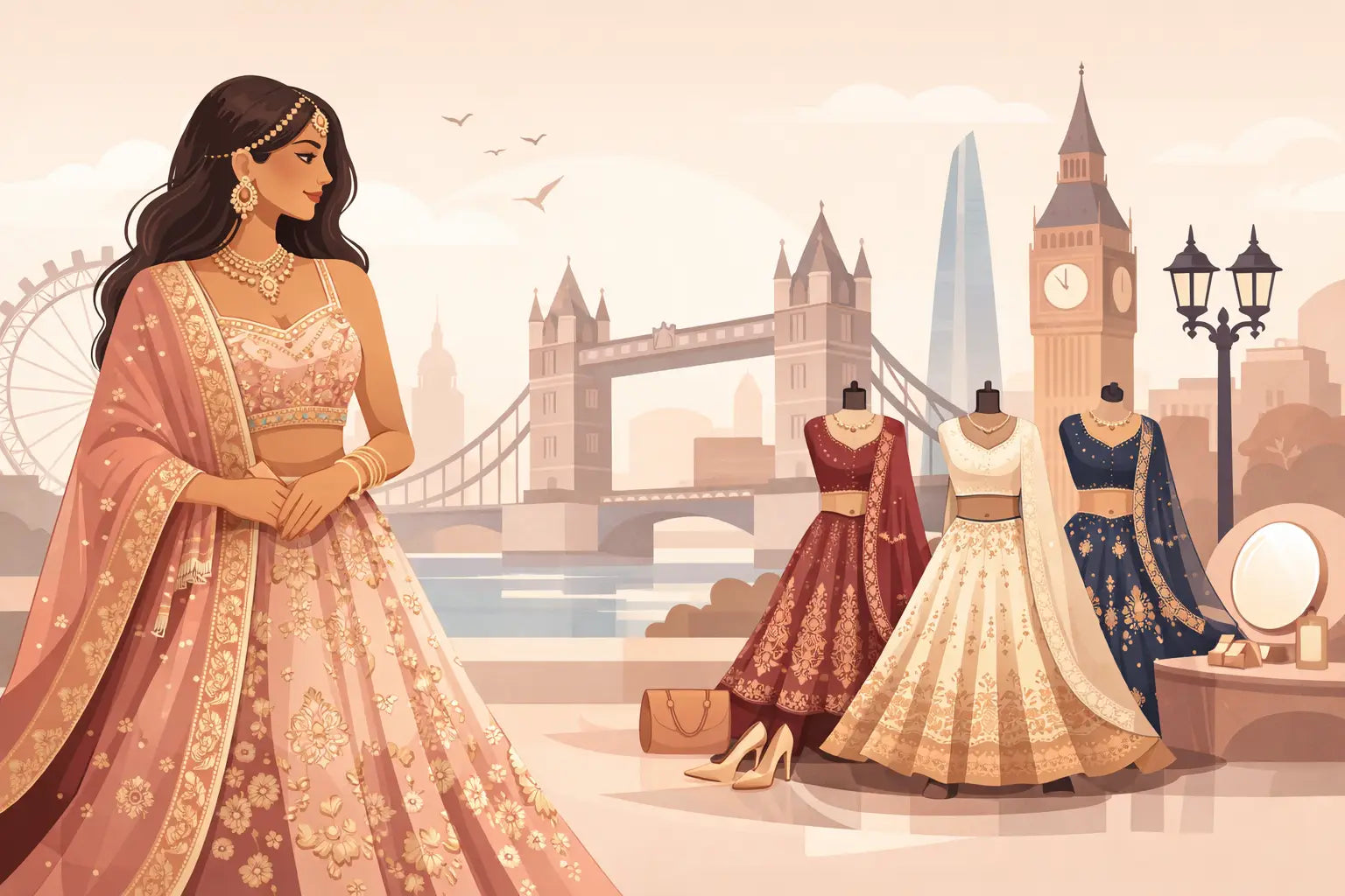 Designer Lehenga London Style Guide