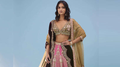 How To Style A Heavy Kalki Fashion Lehenga With Grace?