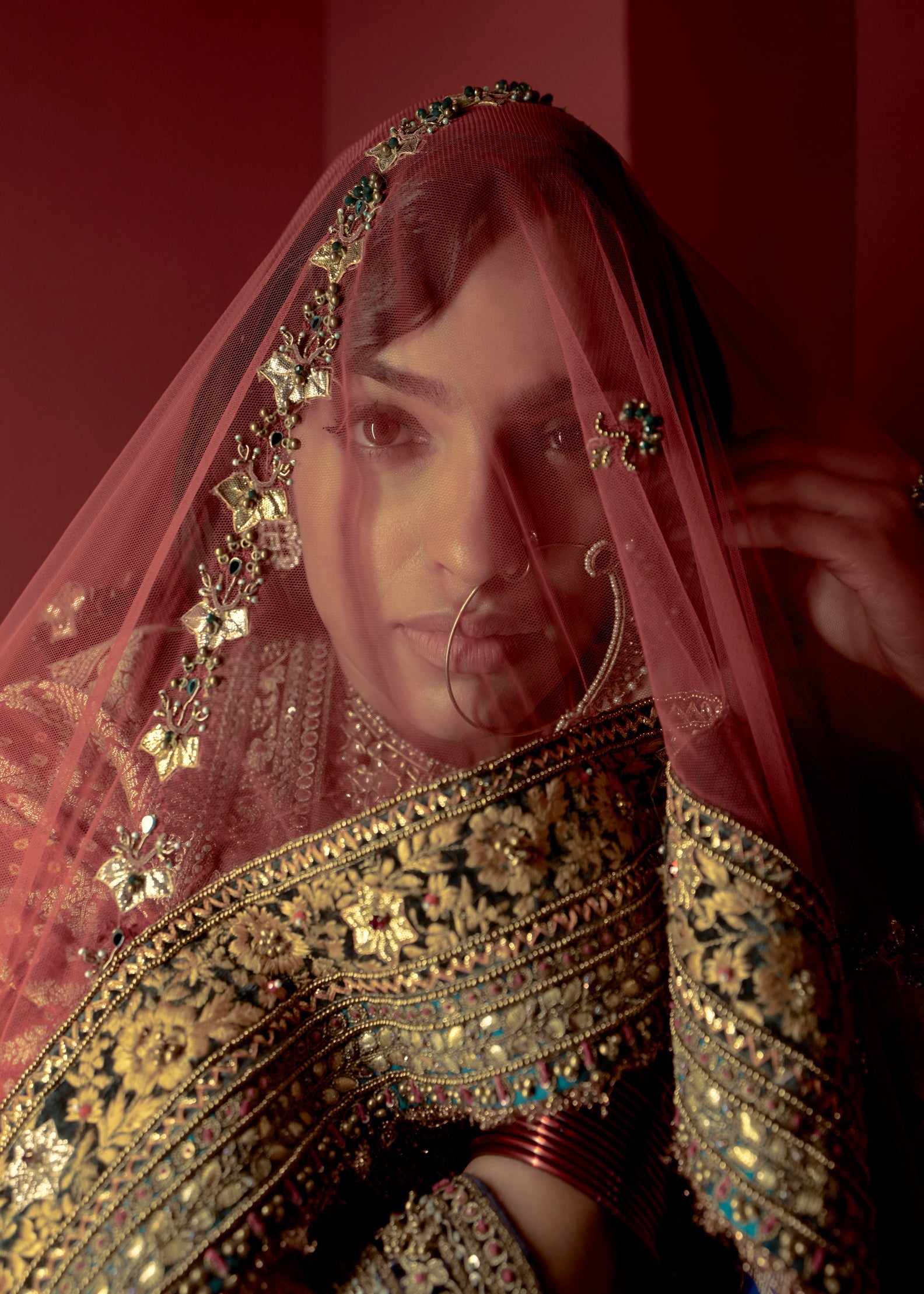 Puritan Grey Raw Silk Tango Lehenga Set