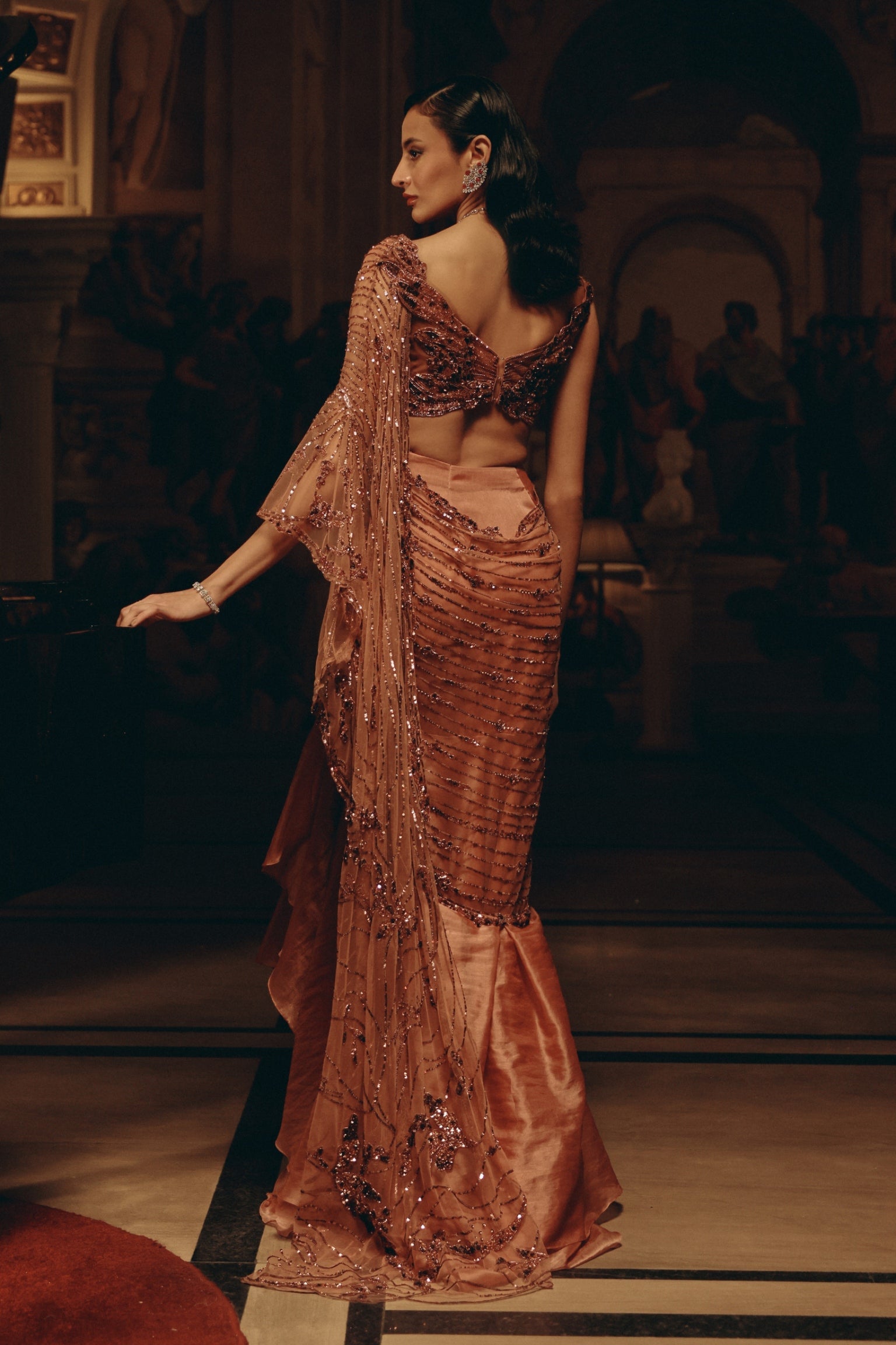 Eternal Flame Saree