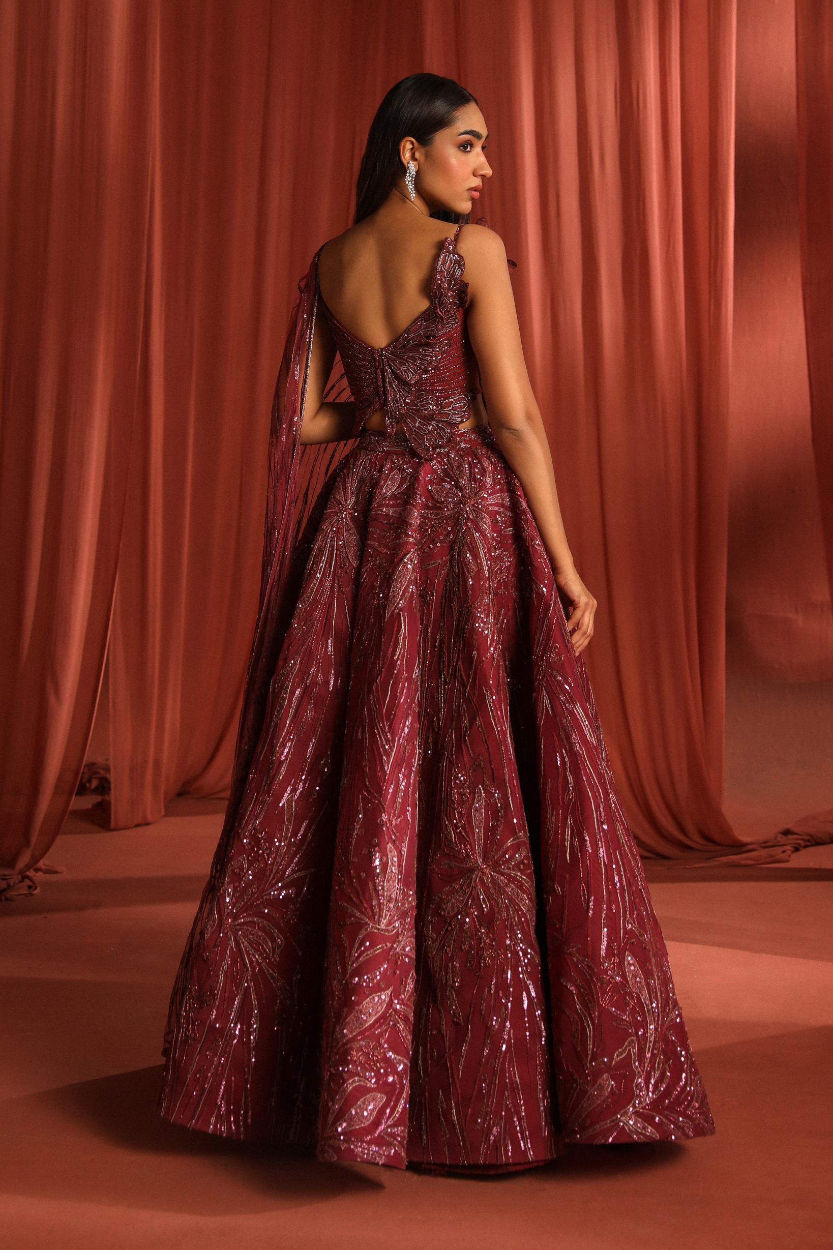 Petal Wings Lehenga