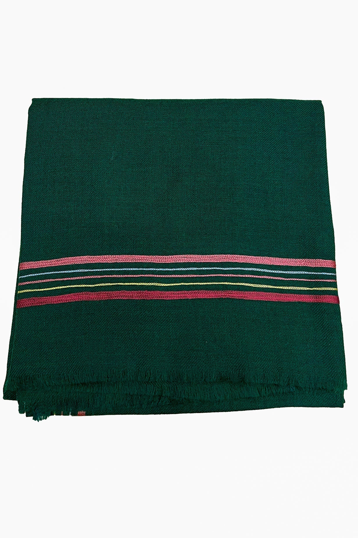 The Capitalist | Embroidered Fine Wool Silk Stole