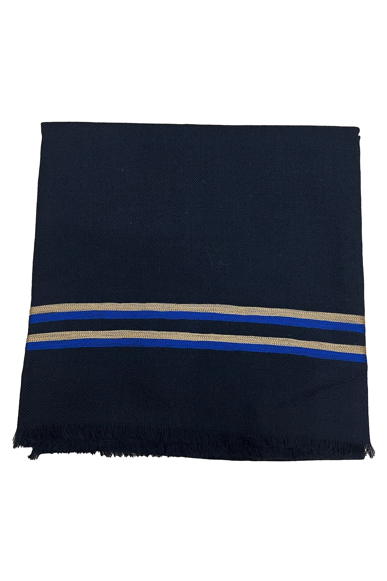The Prudent | Embroidered Fine Wool Silk Stole