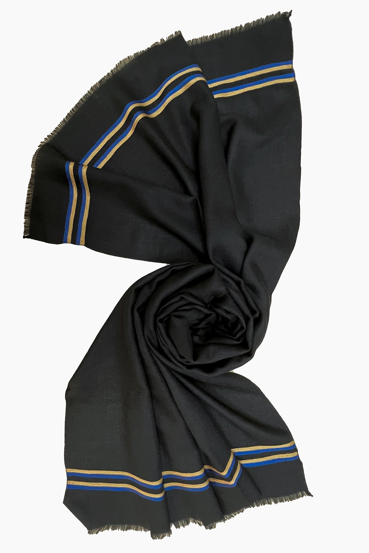 The Prudent | Embroidered Fine Wool Silk Stole