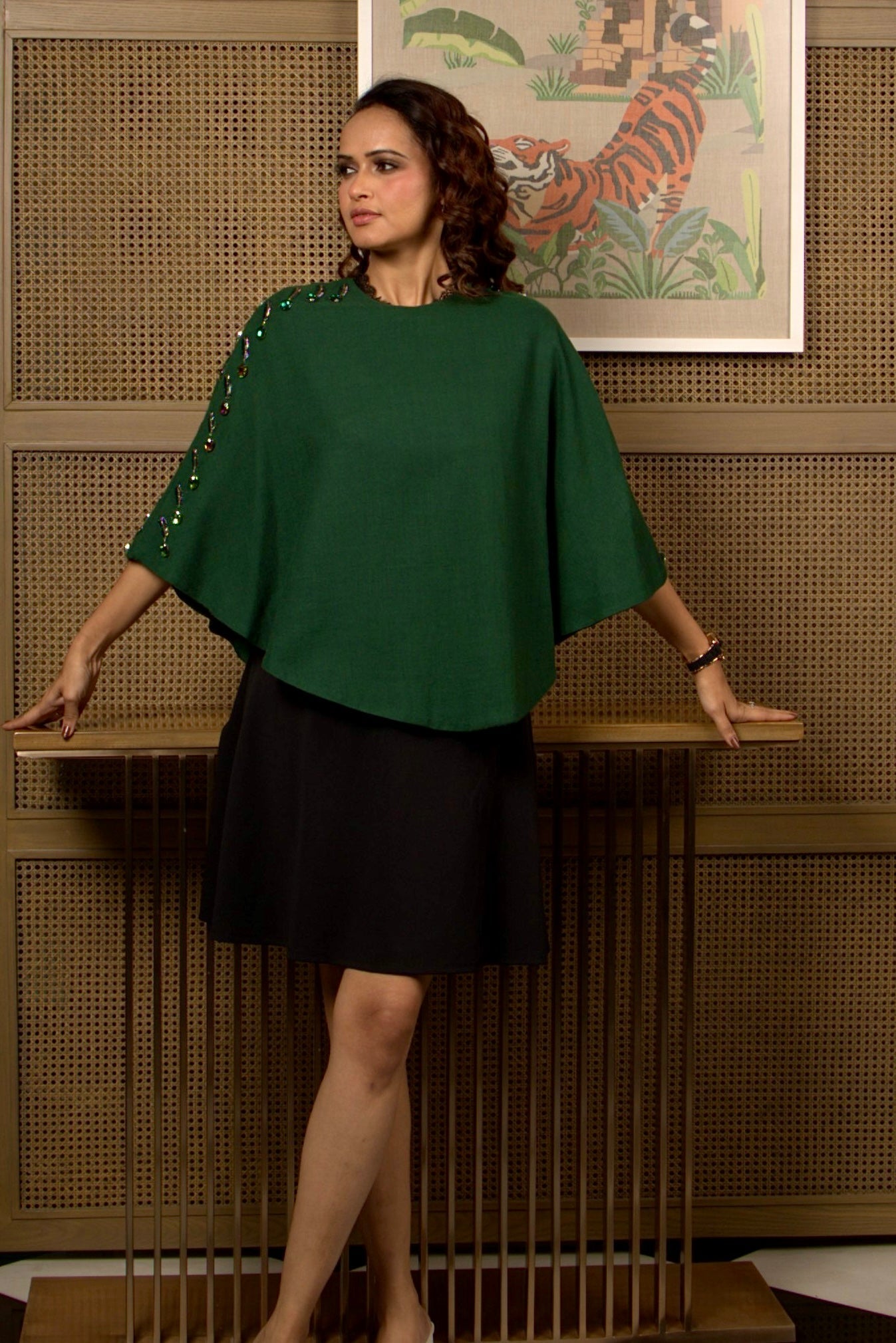 The Cascading Fall Poncho