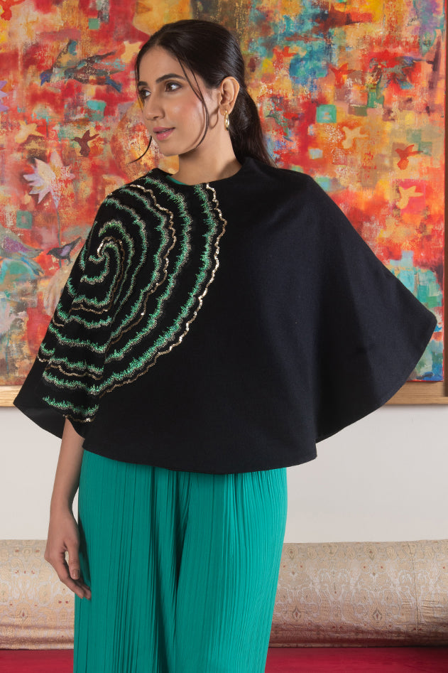 Smokey Twirl Poncho