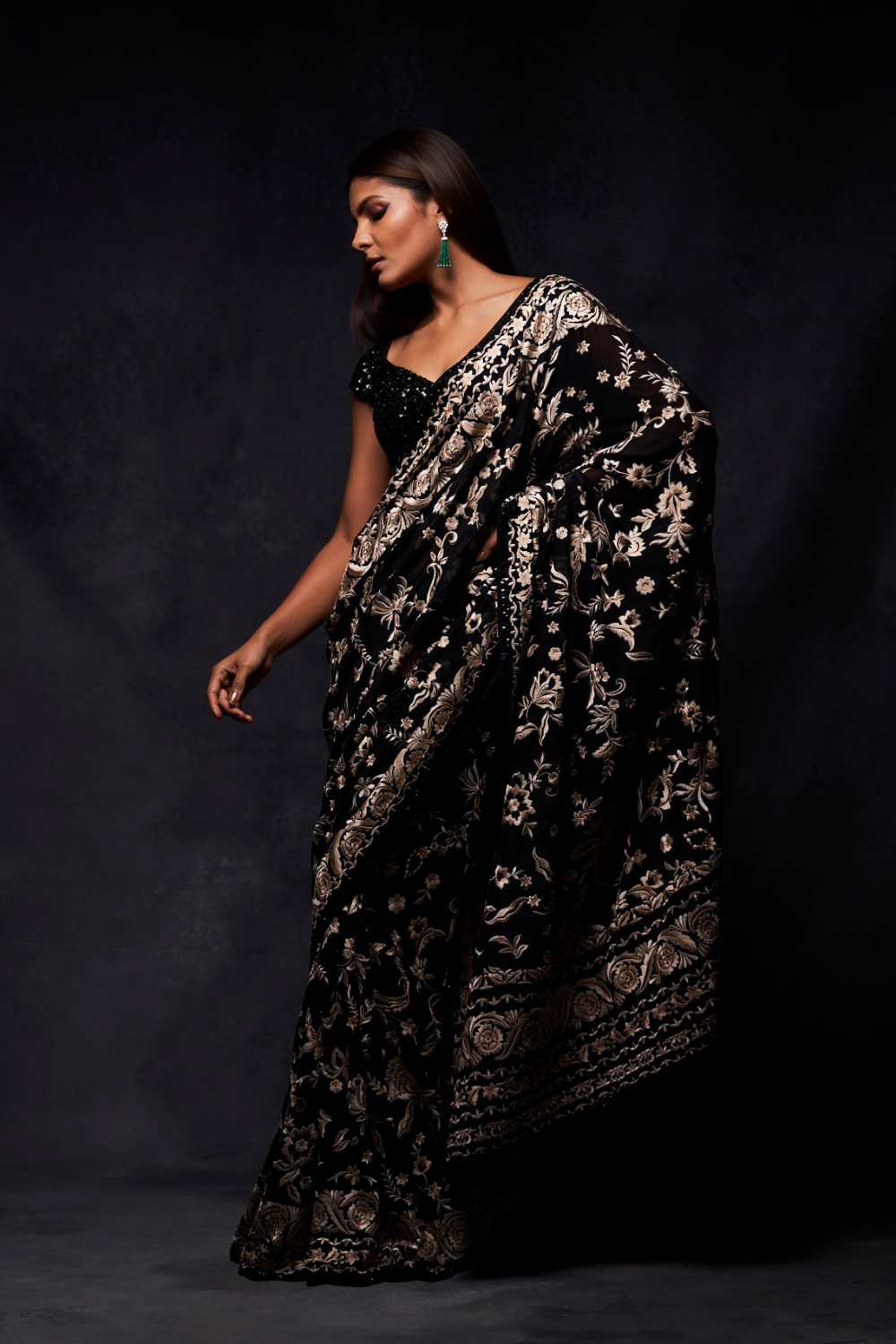 Black Ivory Saree