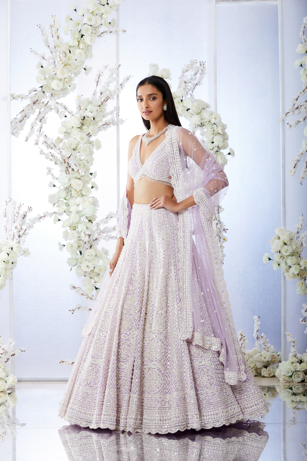 Mithila Palkar In Lavender Lehenga Set