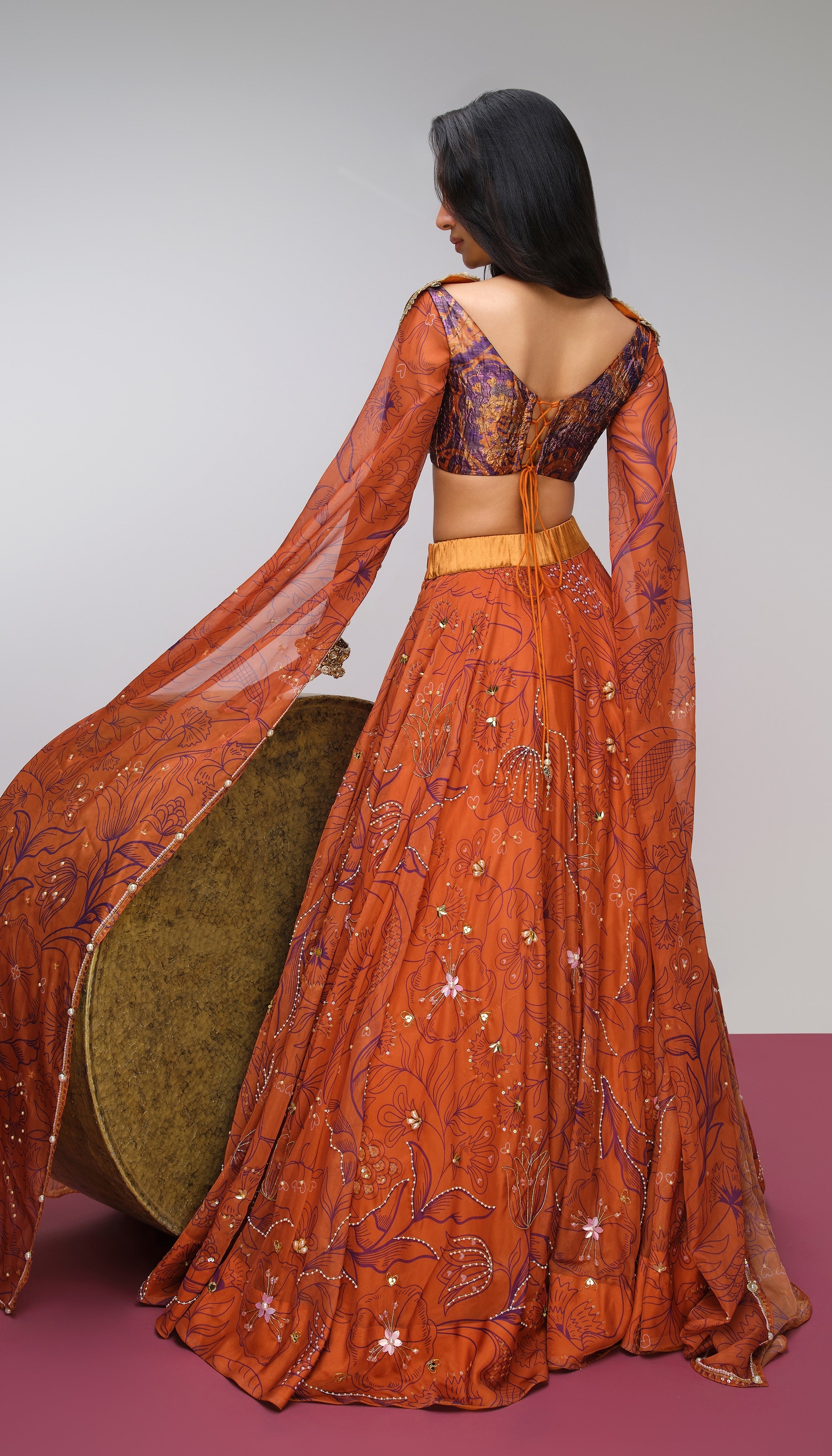 Majestic Dawn - Full Lehenga Set