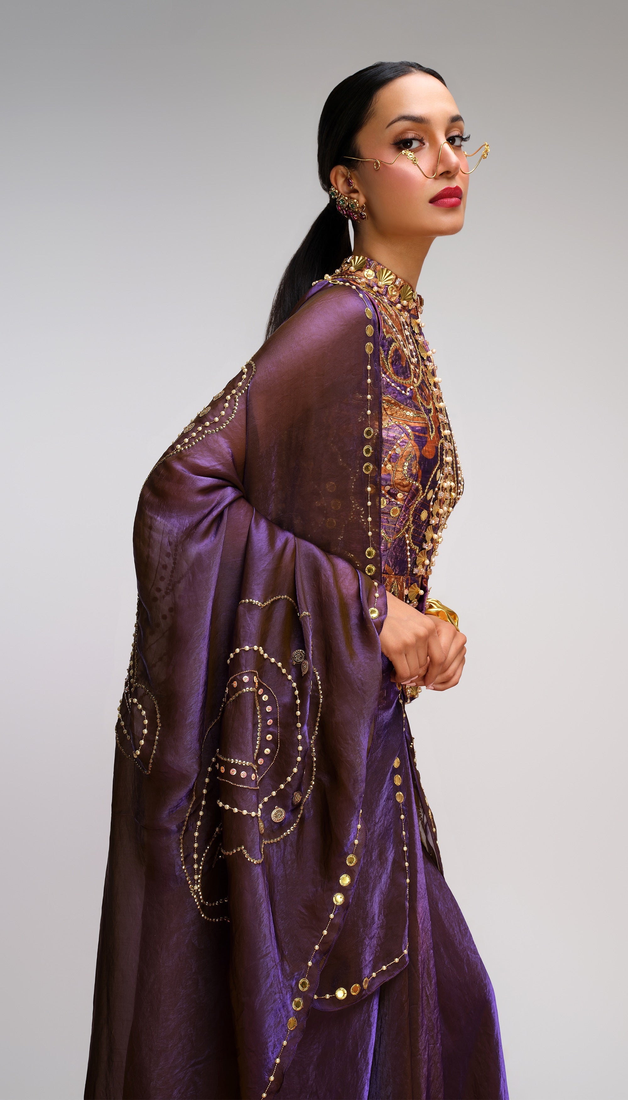 Vintage Power Moves - Saree Set