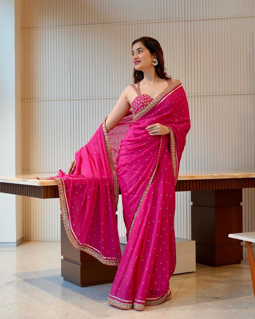 Paridhi Gulati In Golconda Uzvi Saree Set