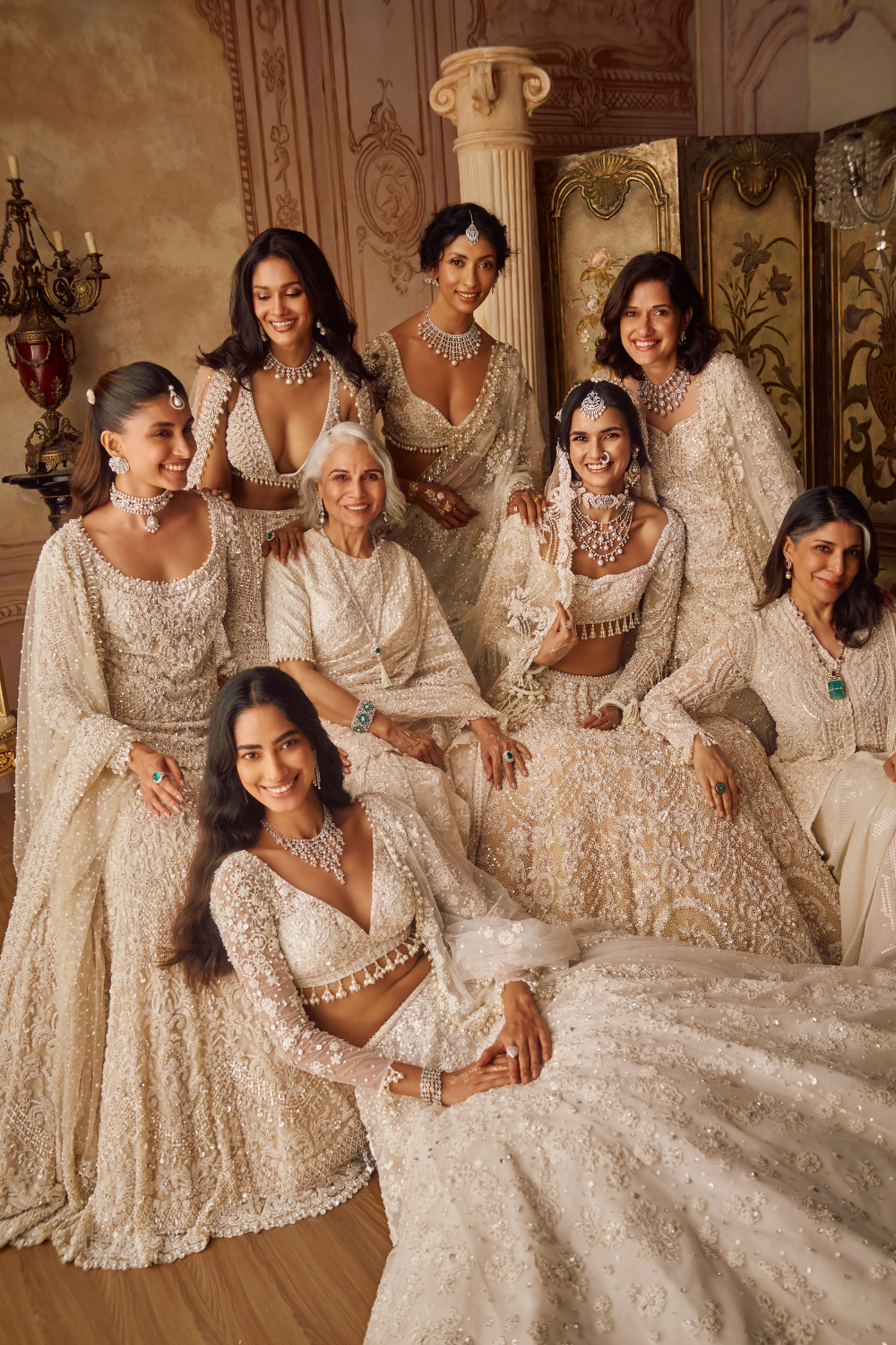 Ivory Pearl Sharara Set