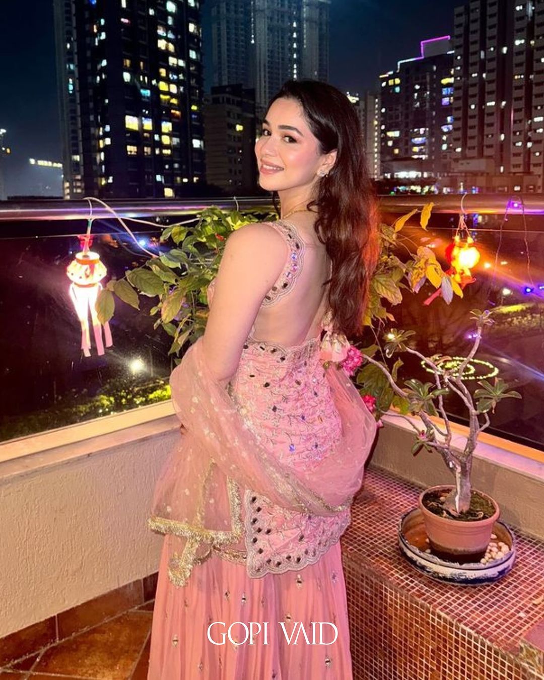 Sara Tendulkar In Soneera Sharara Set