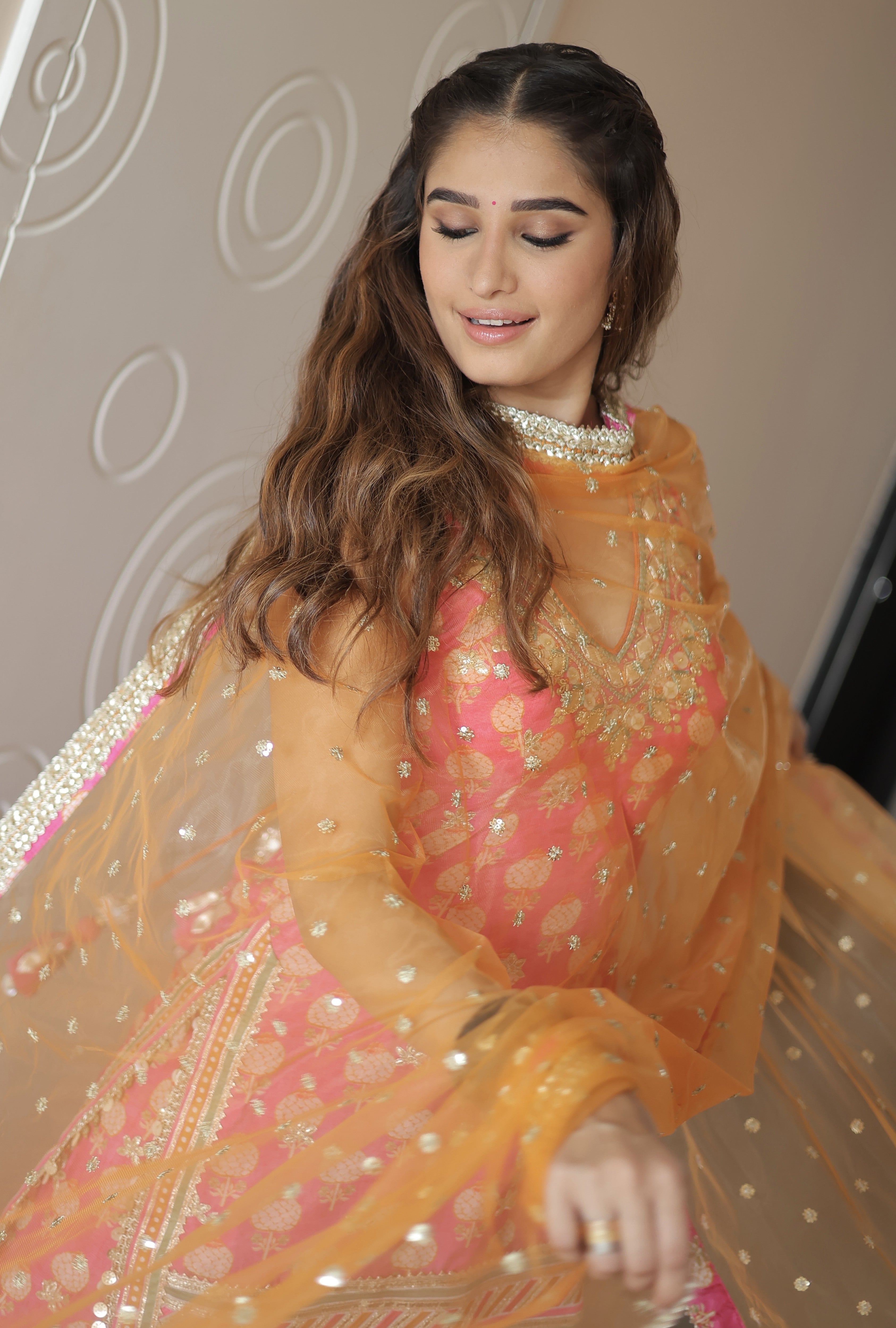 Rasha Thadani In Dwisha Halter Sharara Set