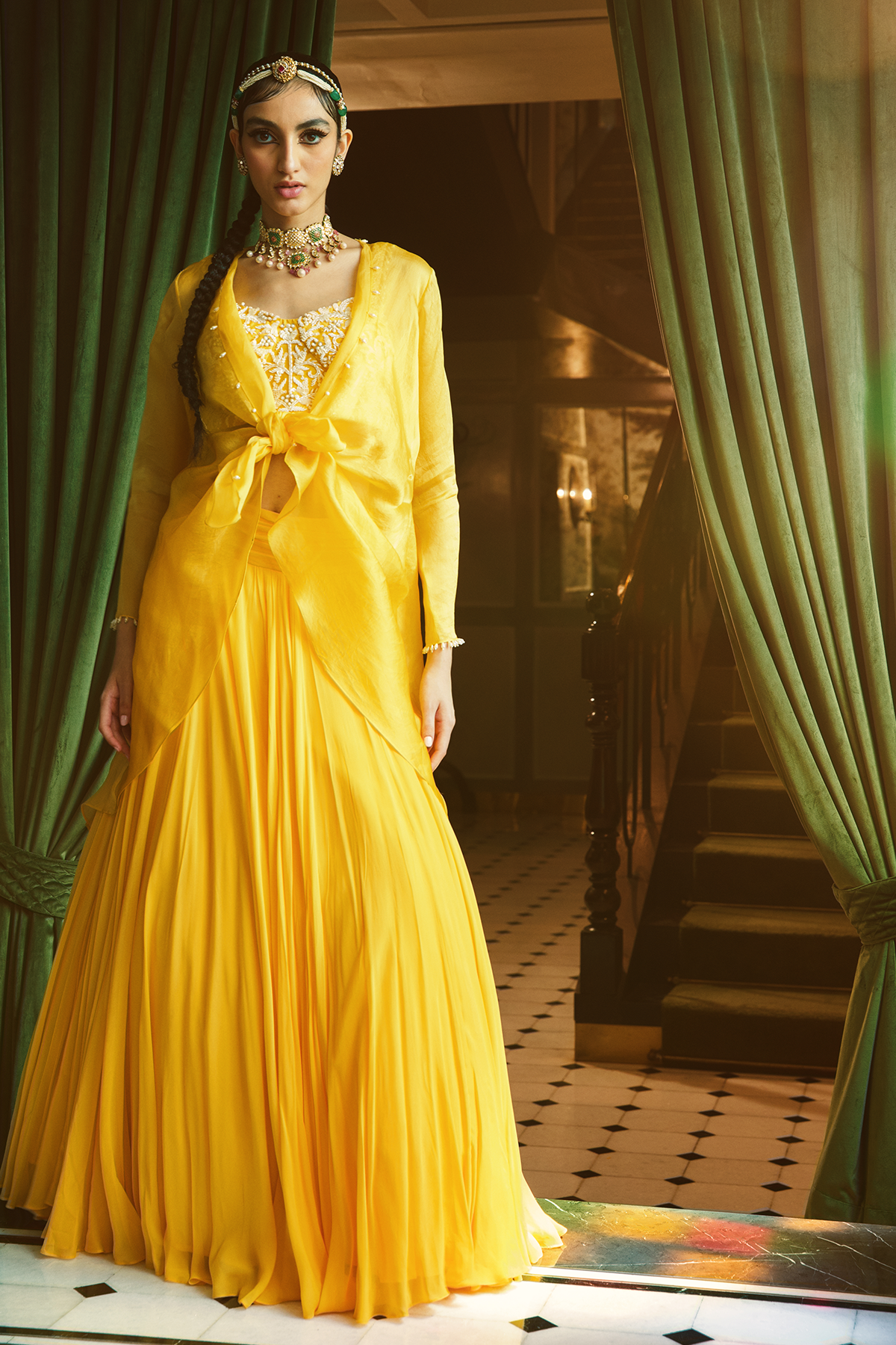 Mango Bustier Top And Skirt With Jacket Set