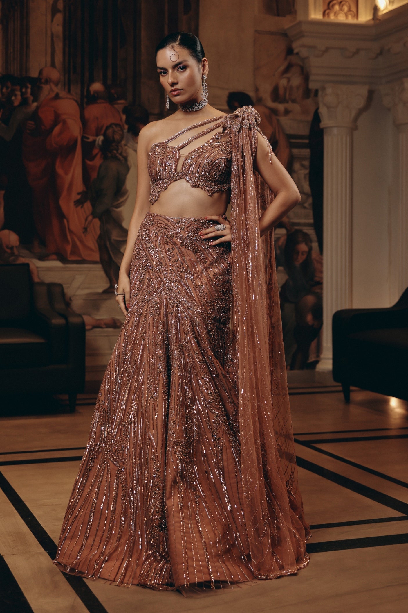 Celestial Bronze Couture Set