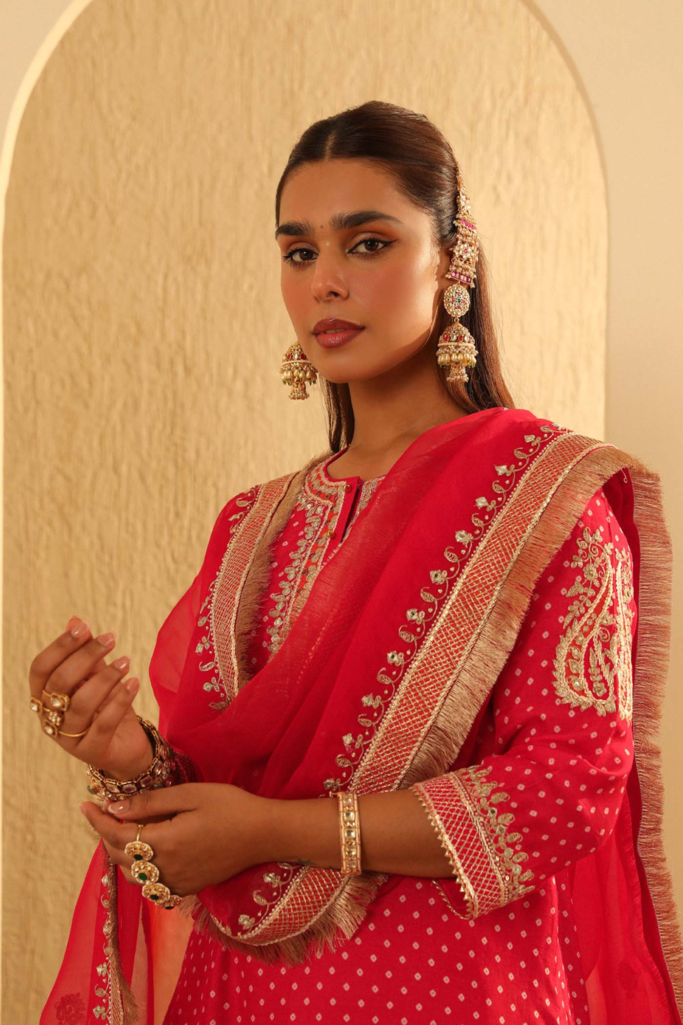 Hoorain - Kurta With Sharara And Dupatta