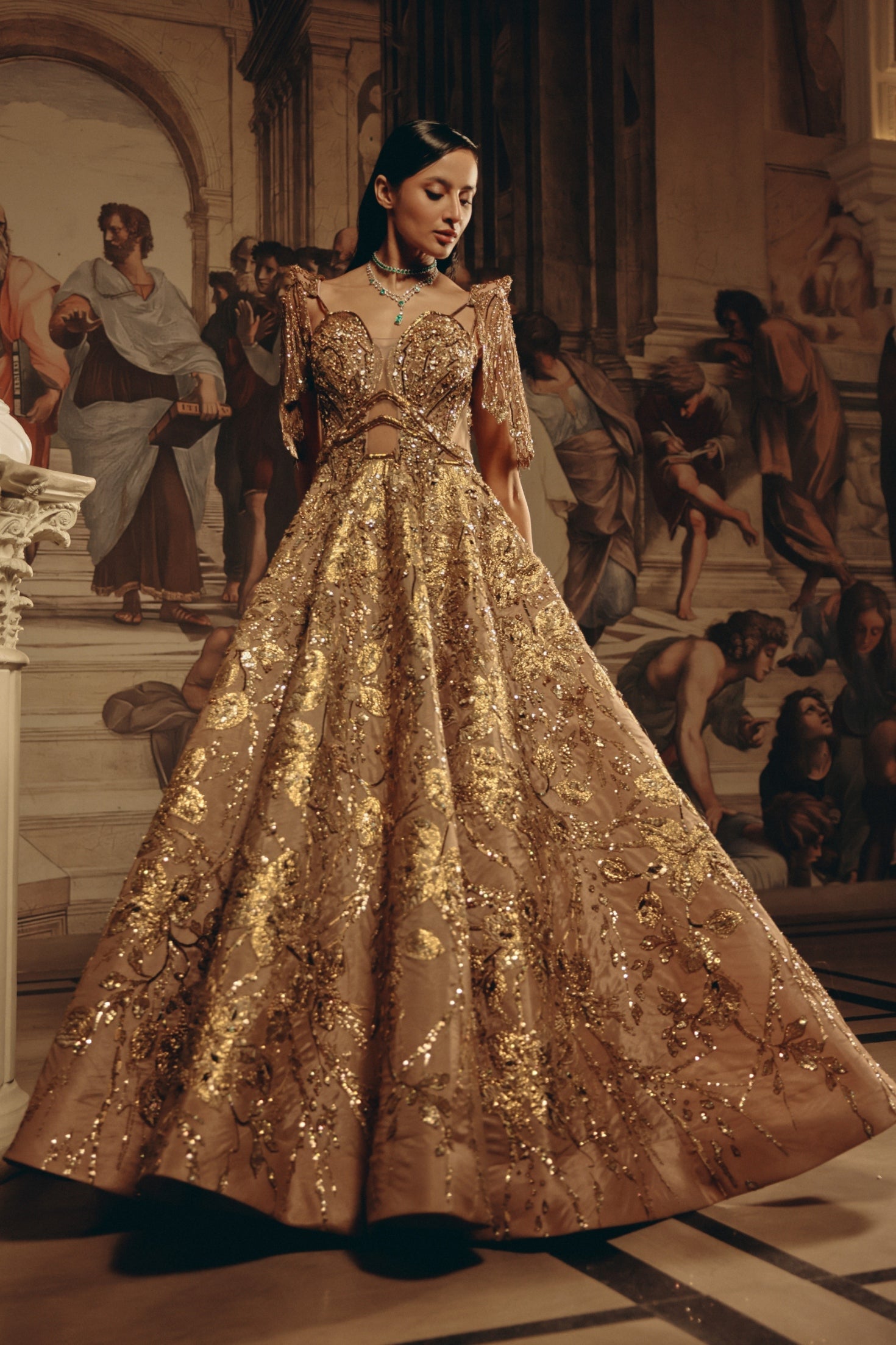 Regal Renaissance Gown